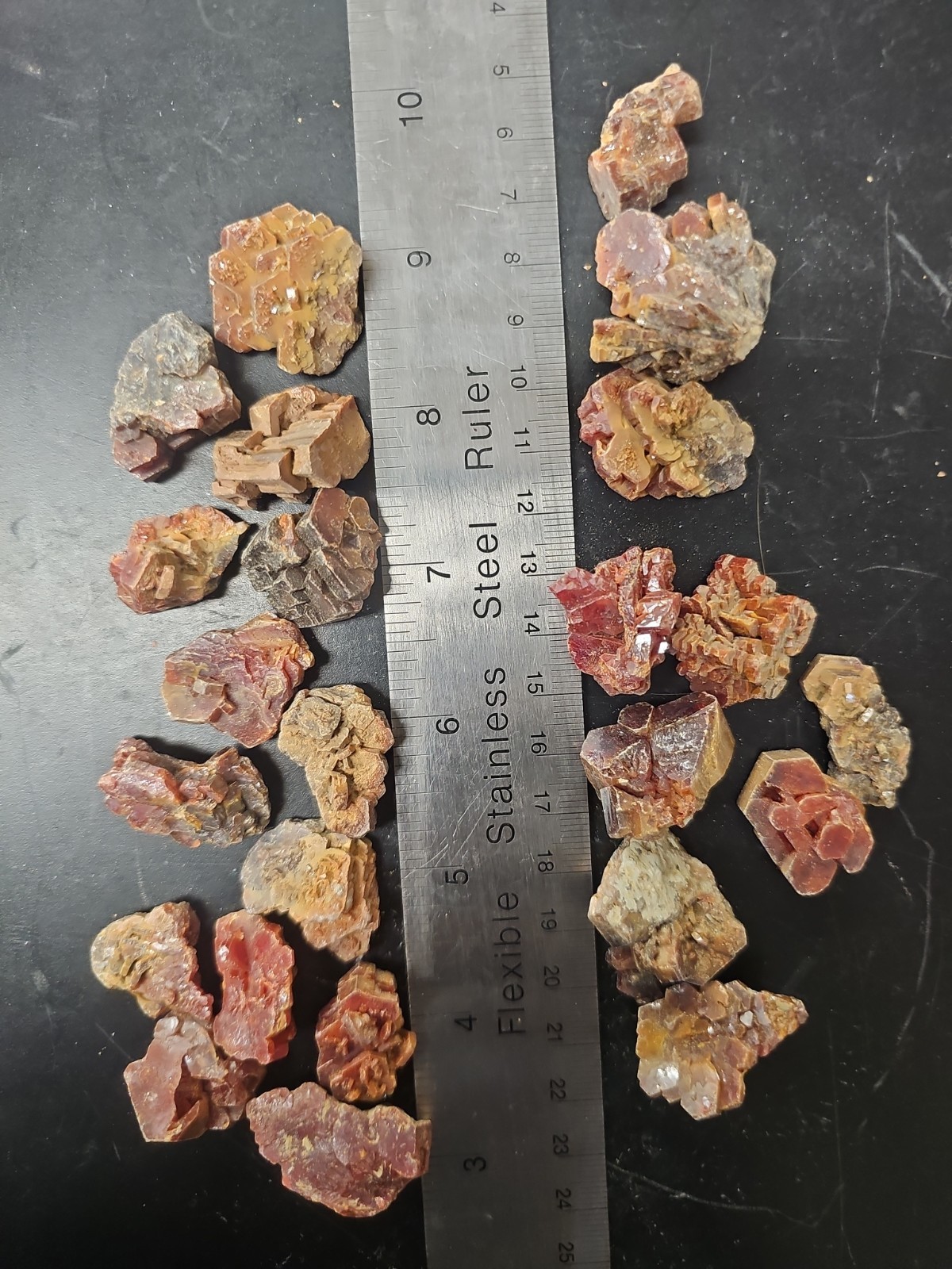 24pc Wholesale Vanadinite Crystal Lot 325g Bulk Natural Mineral Specimens Rocks