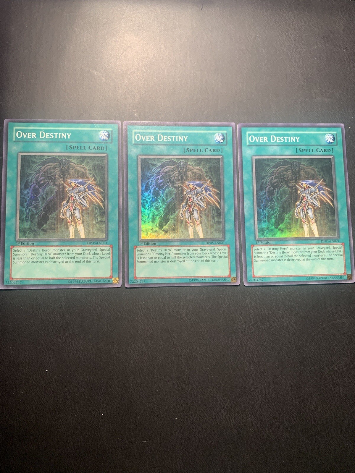 Yugioh 3x Over Destiny Super Rare - DP05-EN021 1st Edition - English