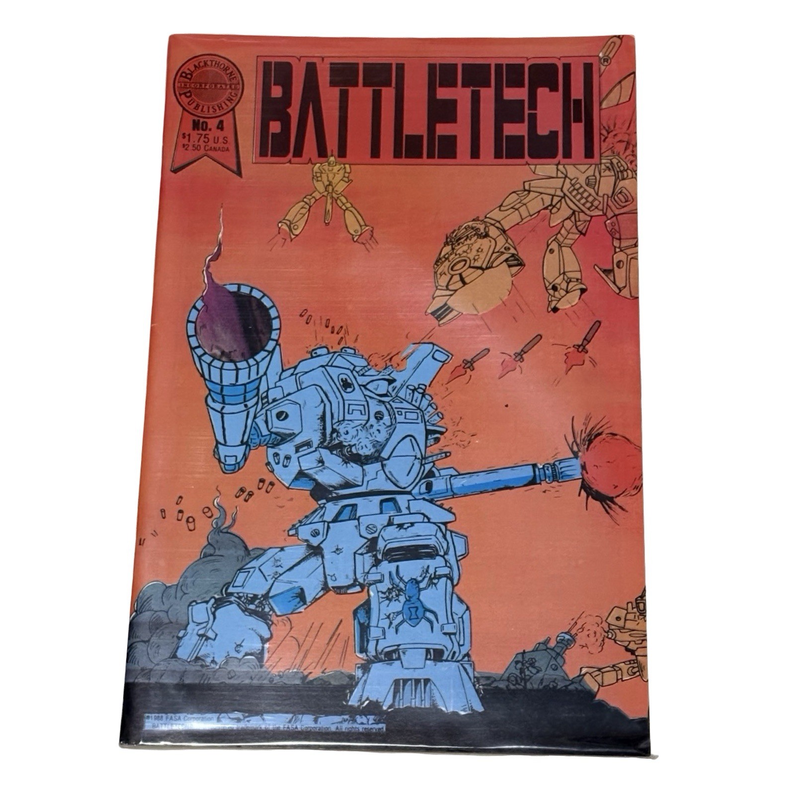 BattleTech #4 (Blackthorne Publishing July 1988)