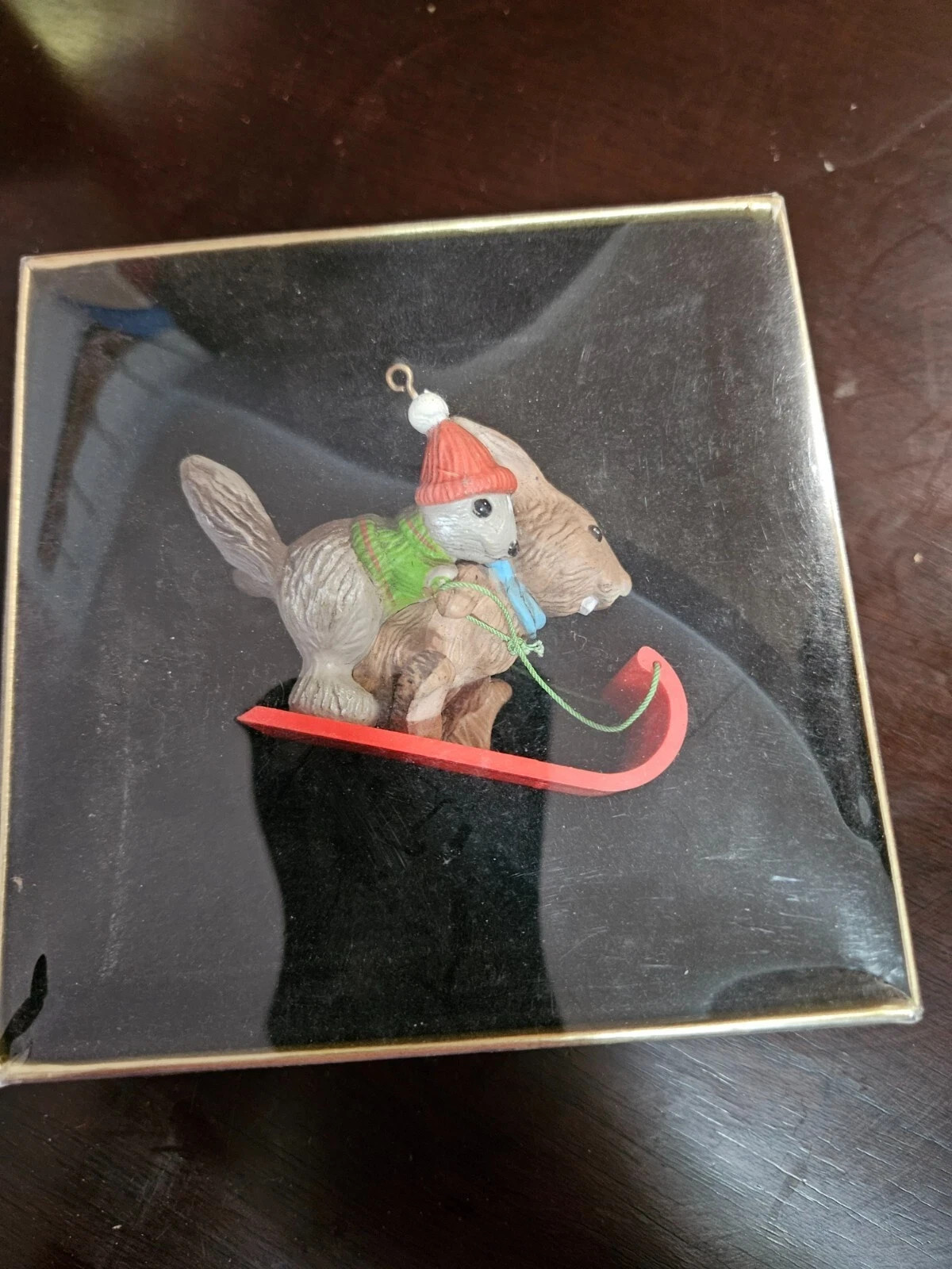 Hallmark Tree-Trimmer Collection The Downhill Run Ornament Vintage Christmas