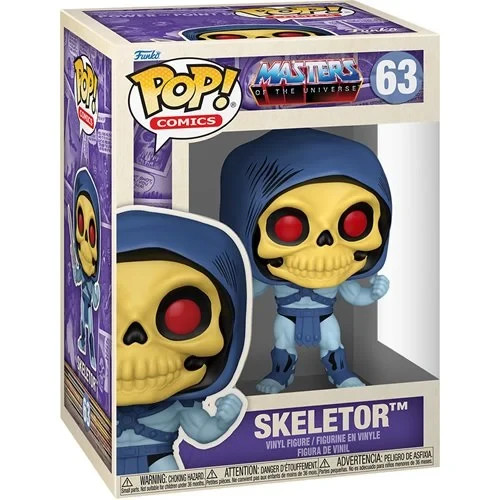 Funko POP Masters of the Universe Vintage Skeletor Figure 63 + Protector