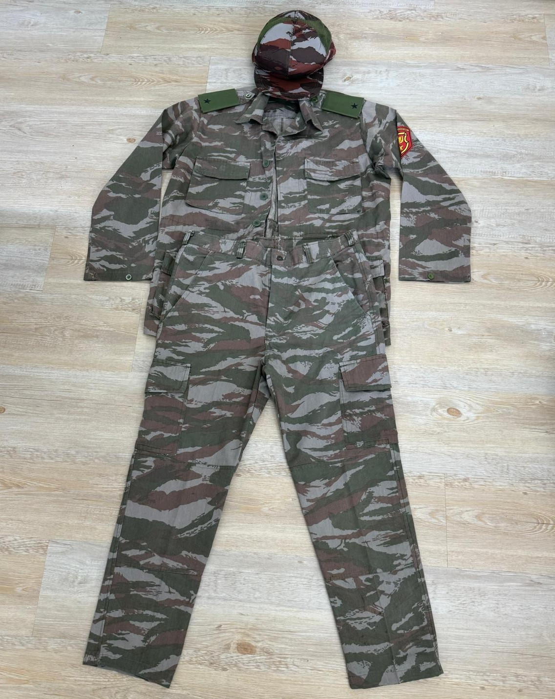 Cuban Cuba Border Guard Brigada de la Frontera Camo Military Uniform Set Cap