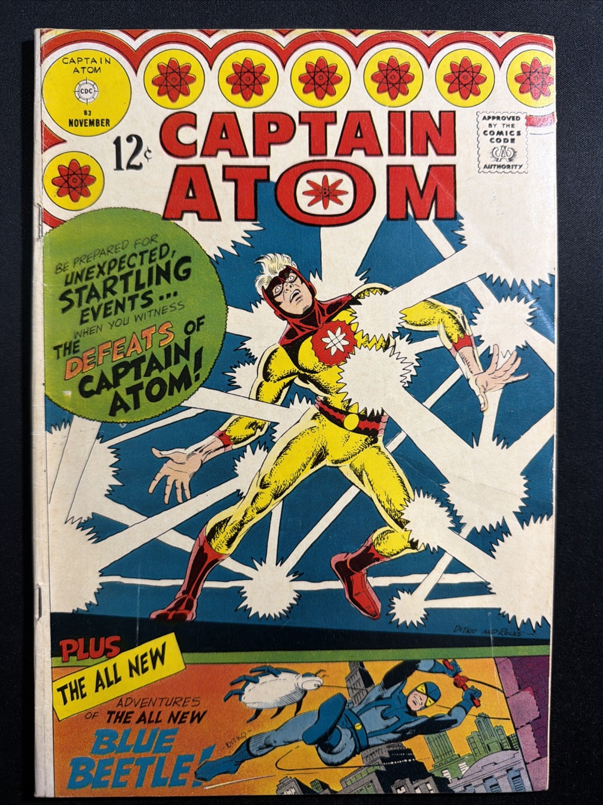 Captain Atom #83 1966 1st Appearance of Blue Beetle Ted Kord Charlton VG *A18