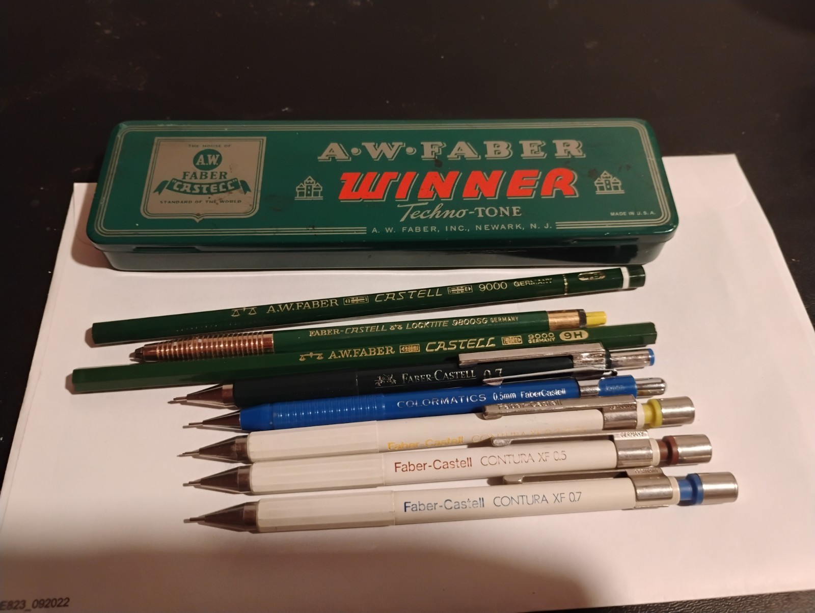 Vintage A.W. Faber-Castell Mechanical Pencil Lot With Tin