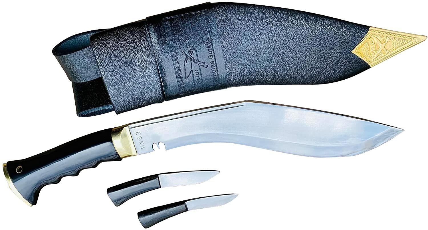 EGKH - Service No.1 Gripper Handle Kukri - Authentic Army Issue Khukuri Knife 