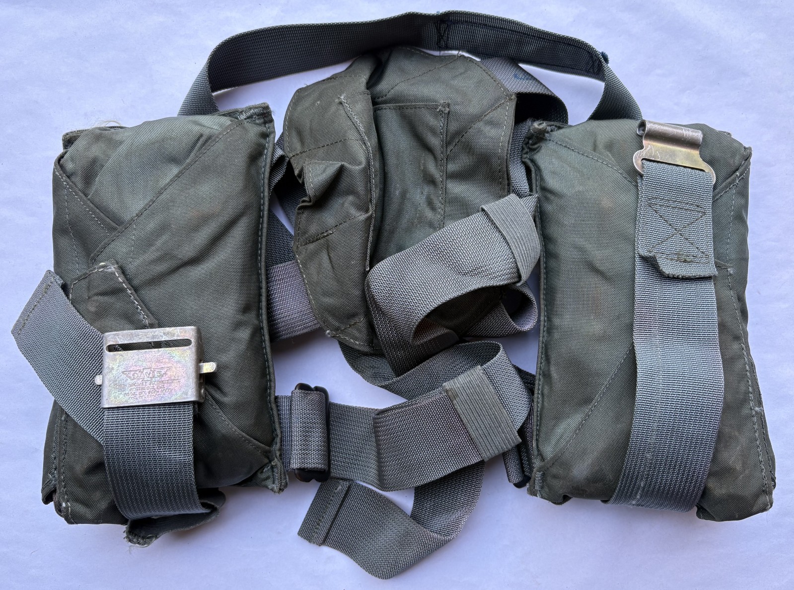 1970\'s Vintage USAF Fighter Pilot Under Arm Life Preserver LPU-10 - Unfired