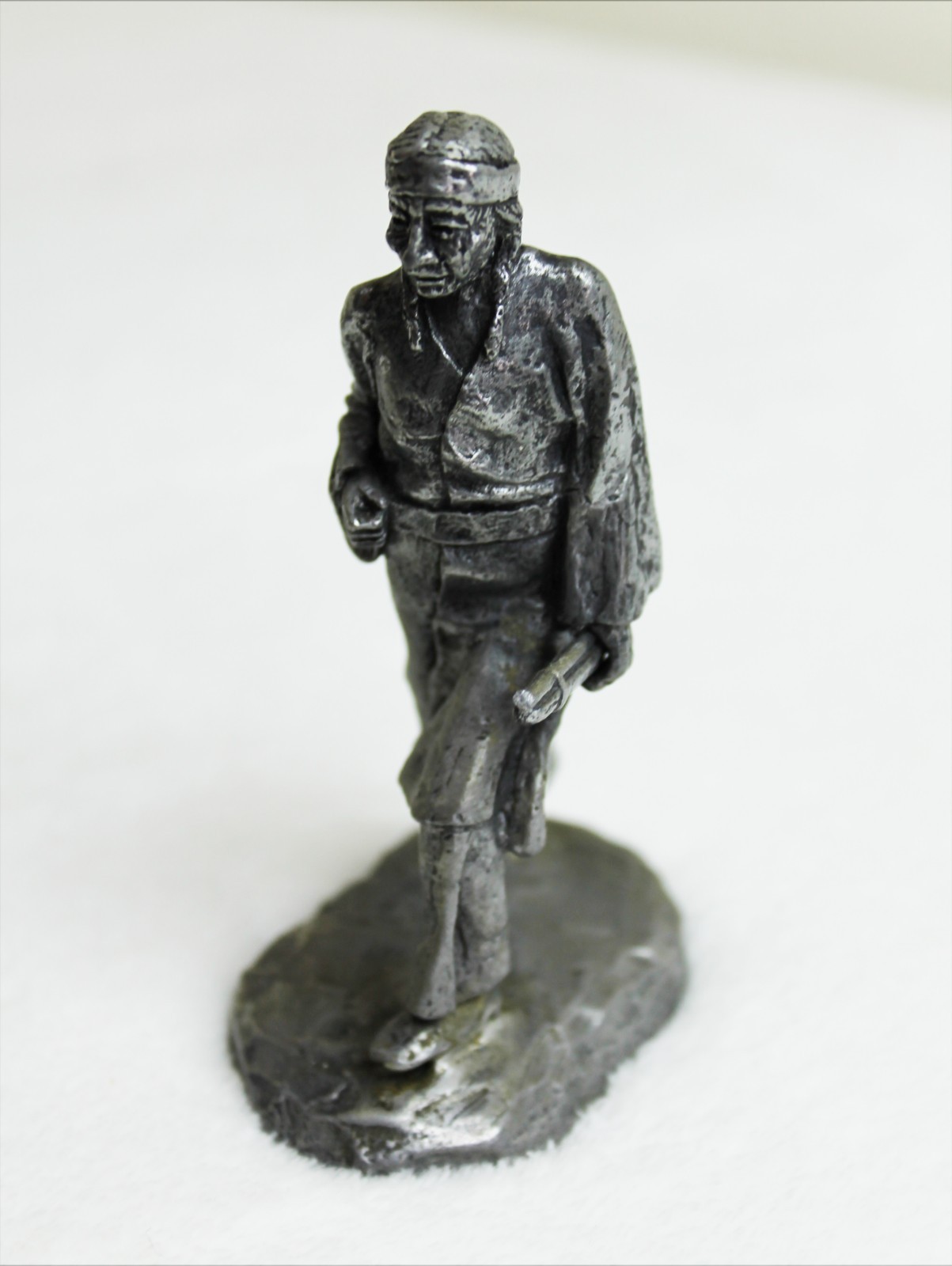 Michael A. Ricker Barlett Pewter Sculpture Native American 