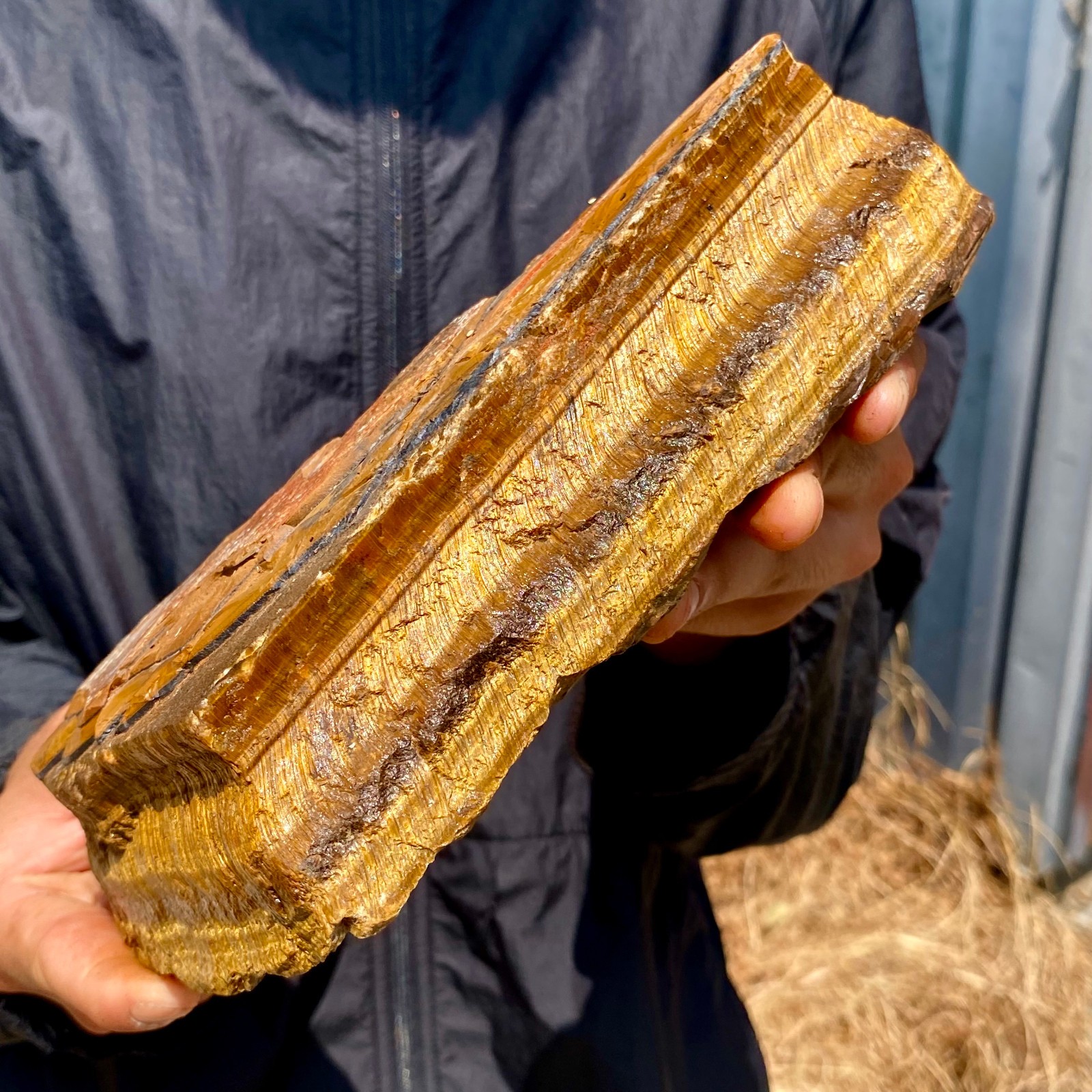 3.59LB Natural tiger's Eye rough raw stone rock specimrn madagescar