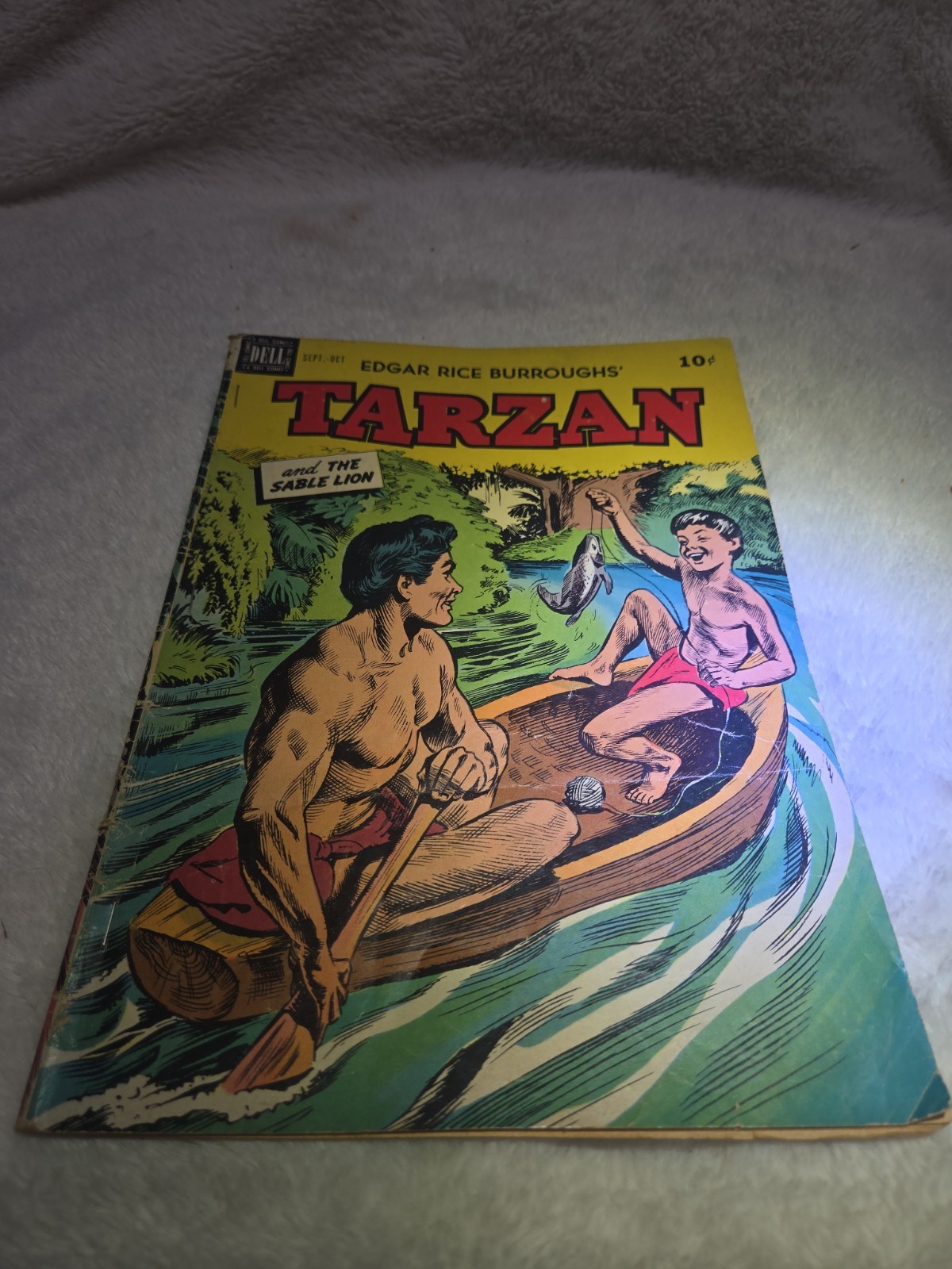 Edgar Rice Burroughs' Tarzan #11 VG/FN 10 Cent Dell Comics Golden Age 1949