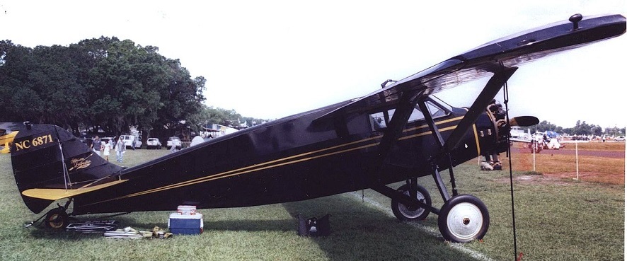 Stinson Junior High Winged USA Airplane Wood Model Replica Big 