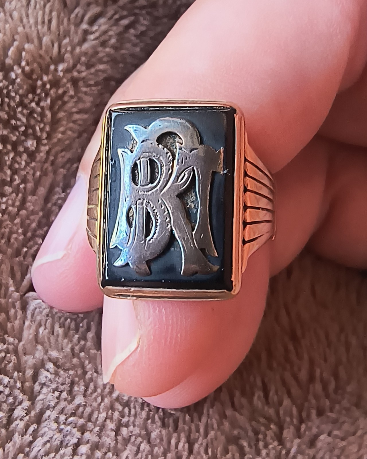 Vtg Brotherhood Of Railroad Trainmen BRT Ring Size 9.25 RARE