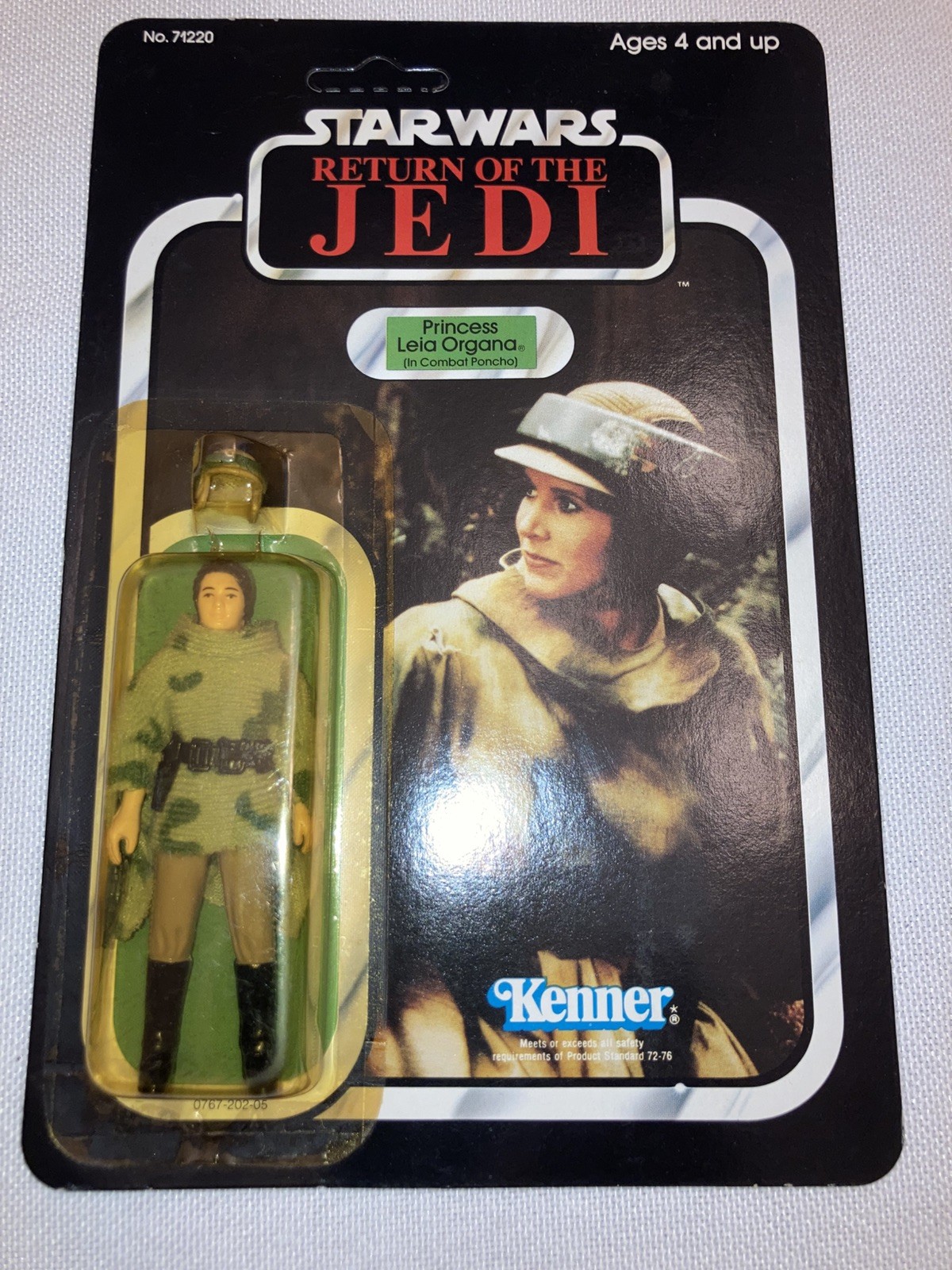 Vintage Star Wars Return of the Jedi Princess Leia Combat Poncho Rotj kenner moc