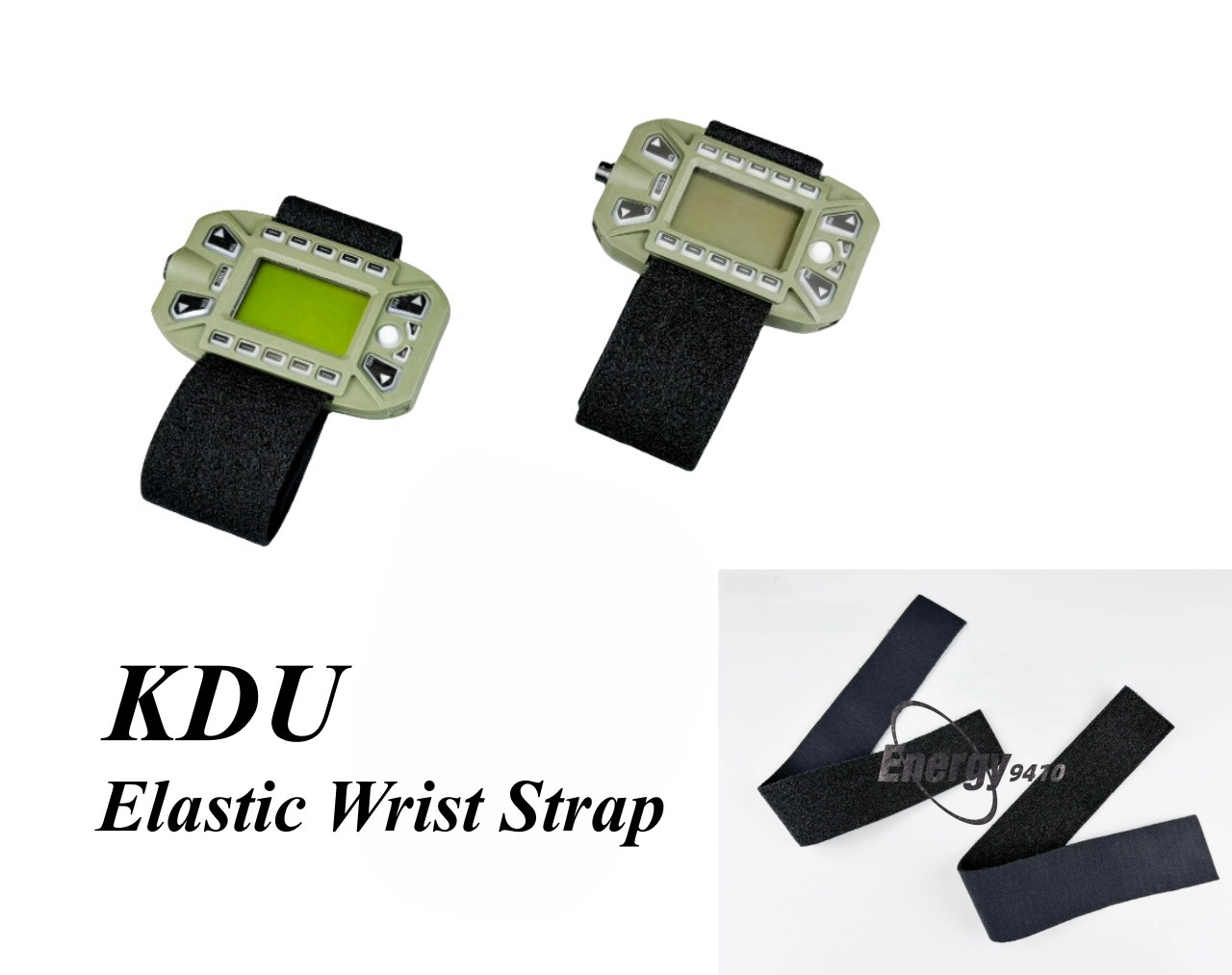 2PCS Reproduction Tactic KDU Specific Elastic Wrist Strap Nylon Fit TRI TCA FCS