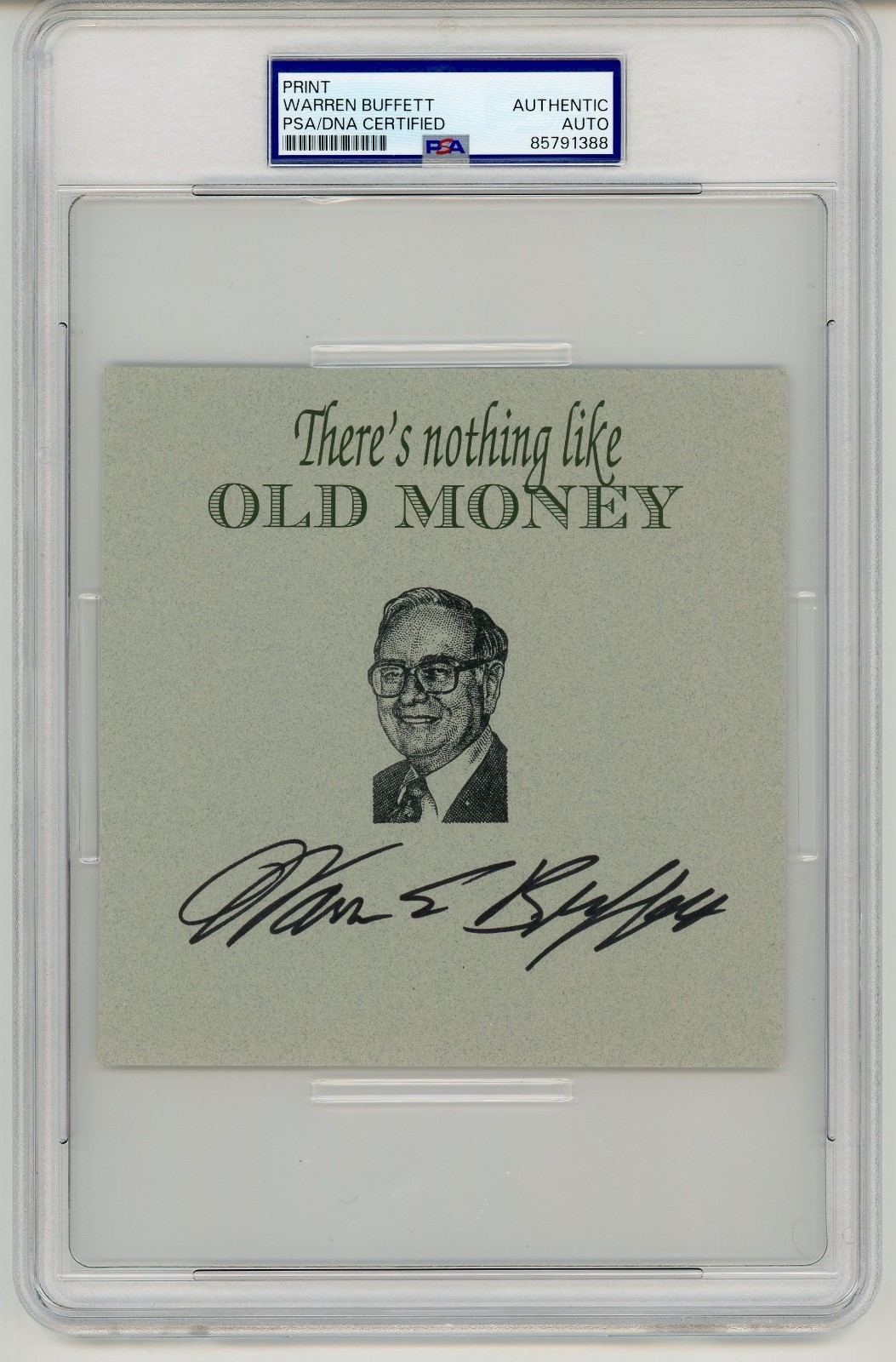 Warren Buffett ~ Signed Autographed \