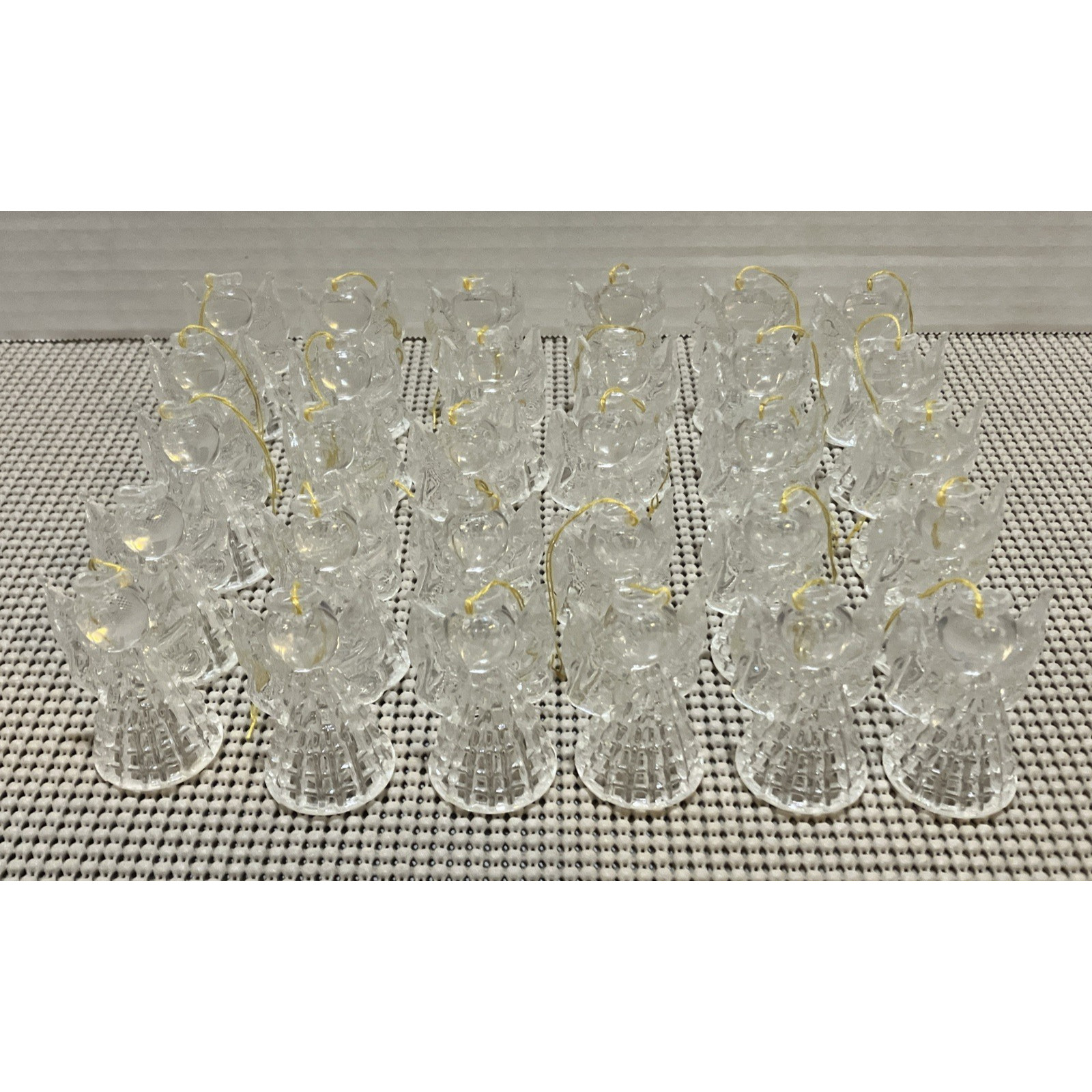 Silvestri Angel Clear Light Cover Set of 30 1980's Christmas Light Covers Only