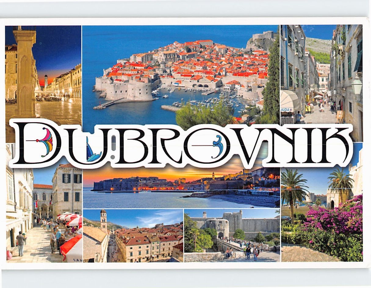 Postcard Scenes & Views Dubrovnik Croatia I-13143