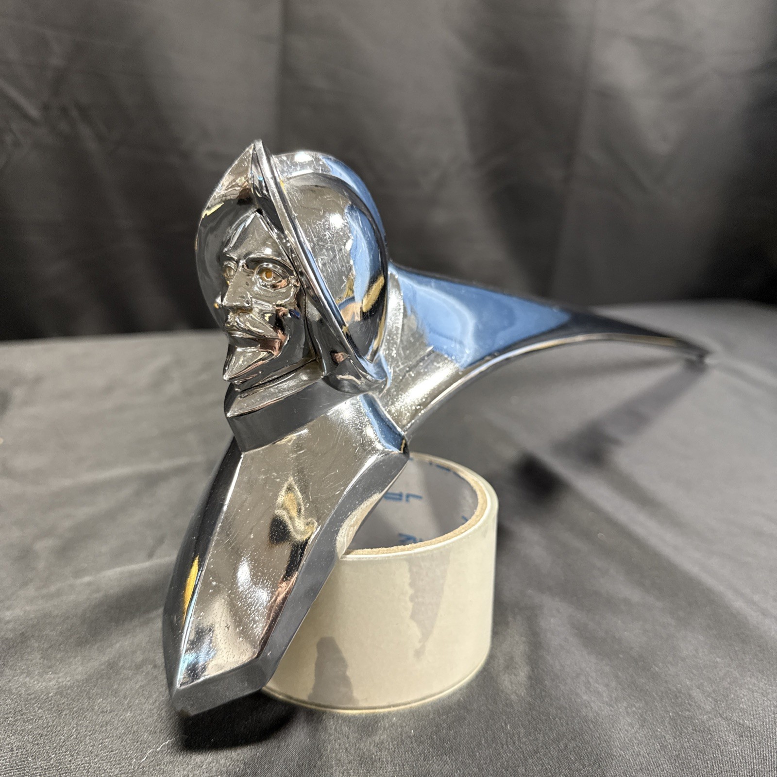 1949-50 DeSoto Conquistador Car Hood Ornament Genuine OEM #1335605 CLEAN