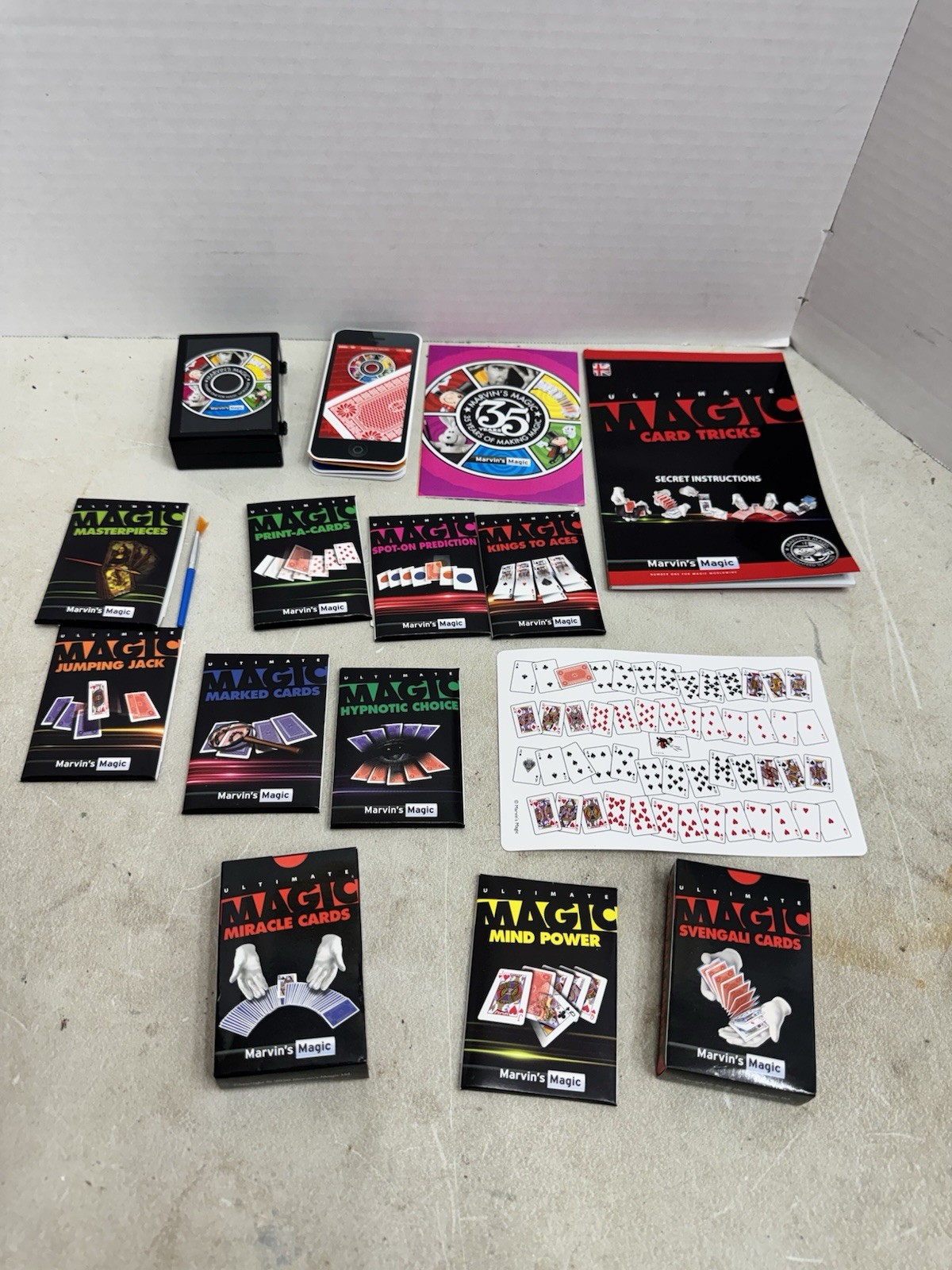 marvin's magic ultimate card tricks card lot