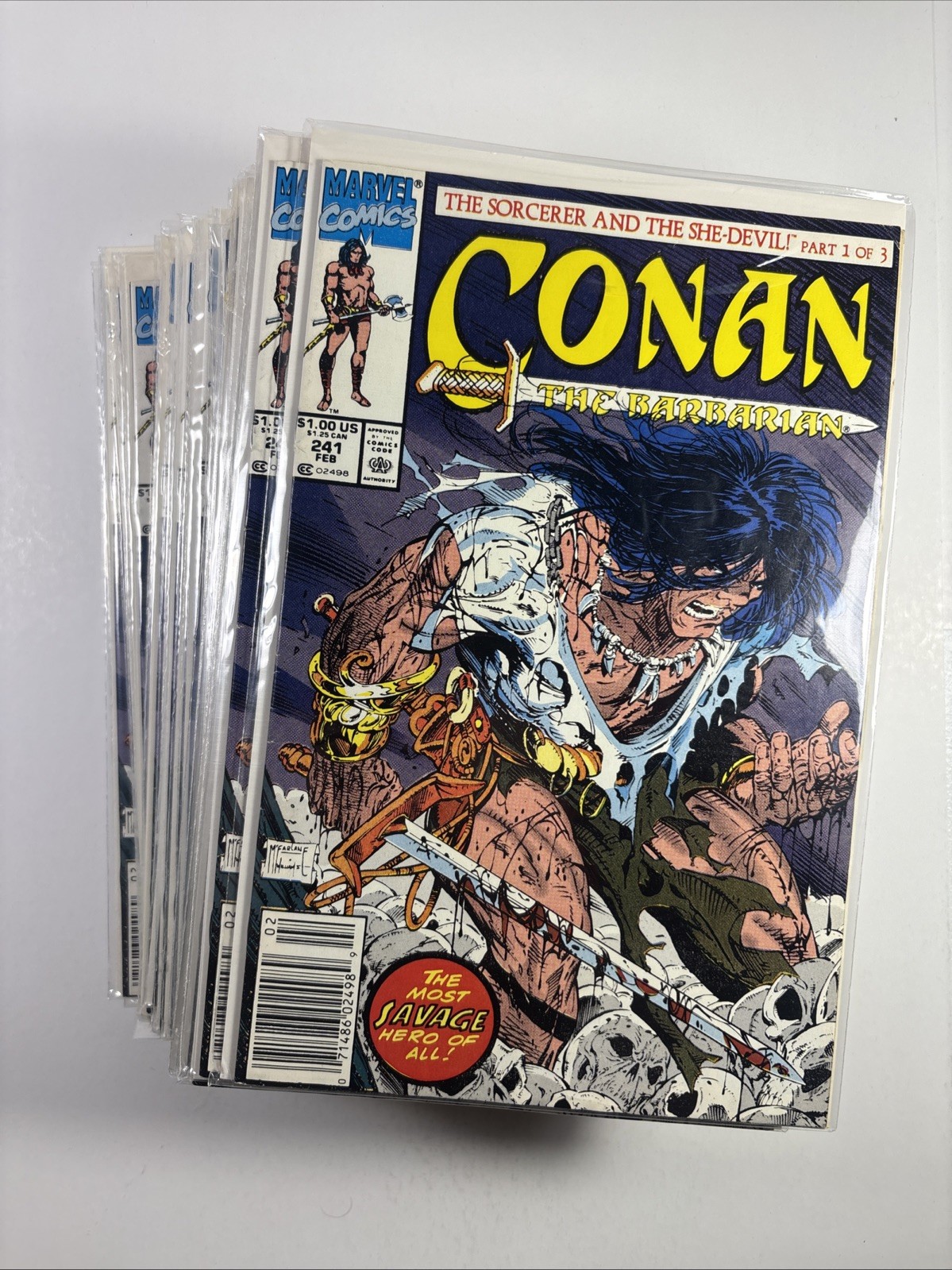 Conan the Barbarian #241 Newsstand FN Or Better