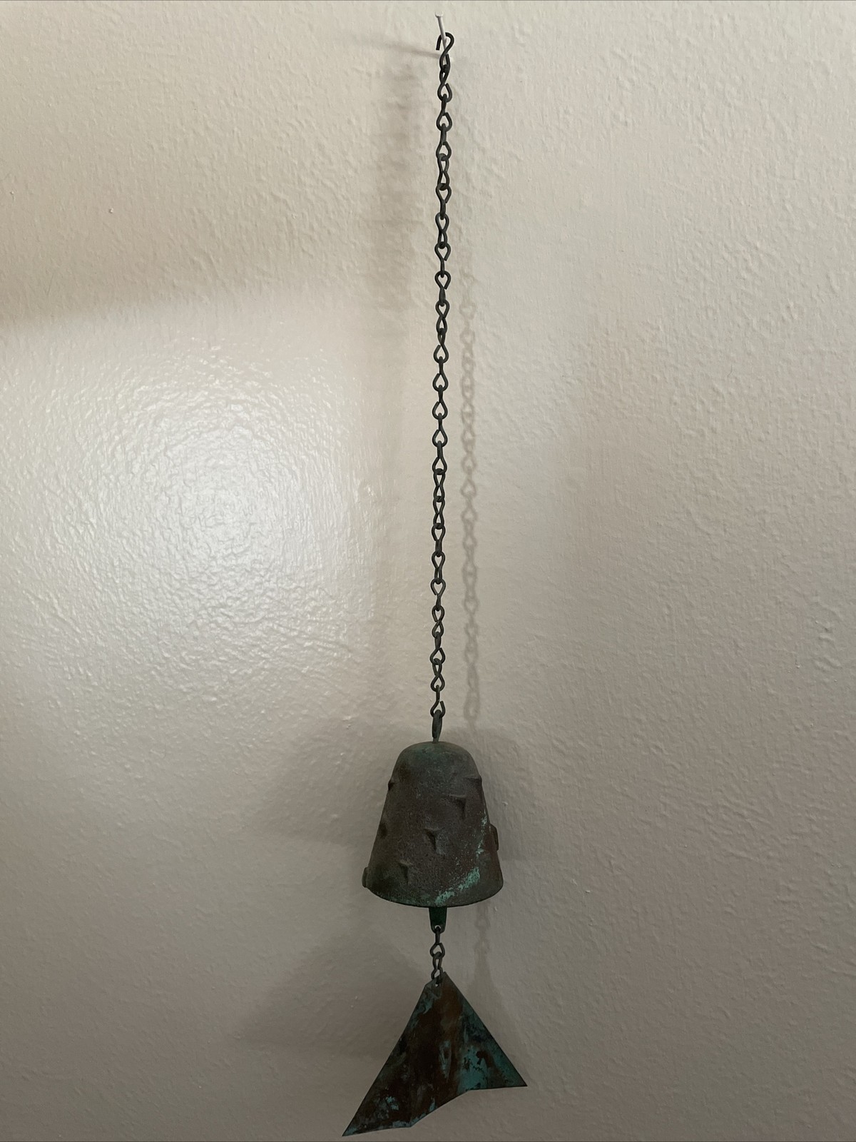 Vintage Paolo Soleri Arcosanti Cosanti MCM Brutalist Bronze Wind Bell Chime