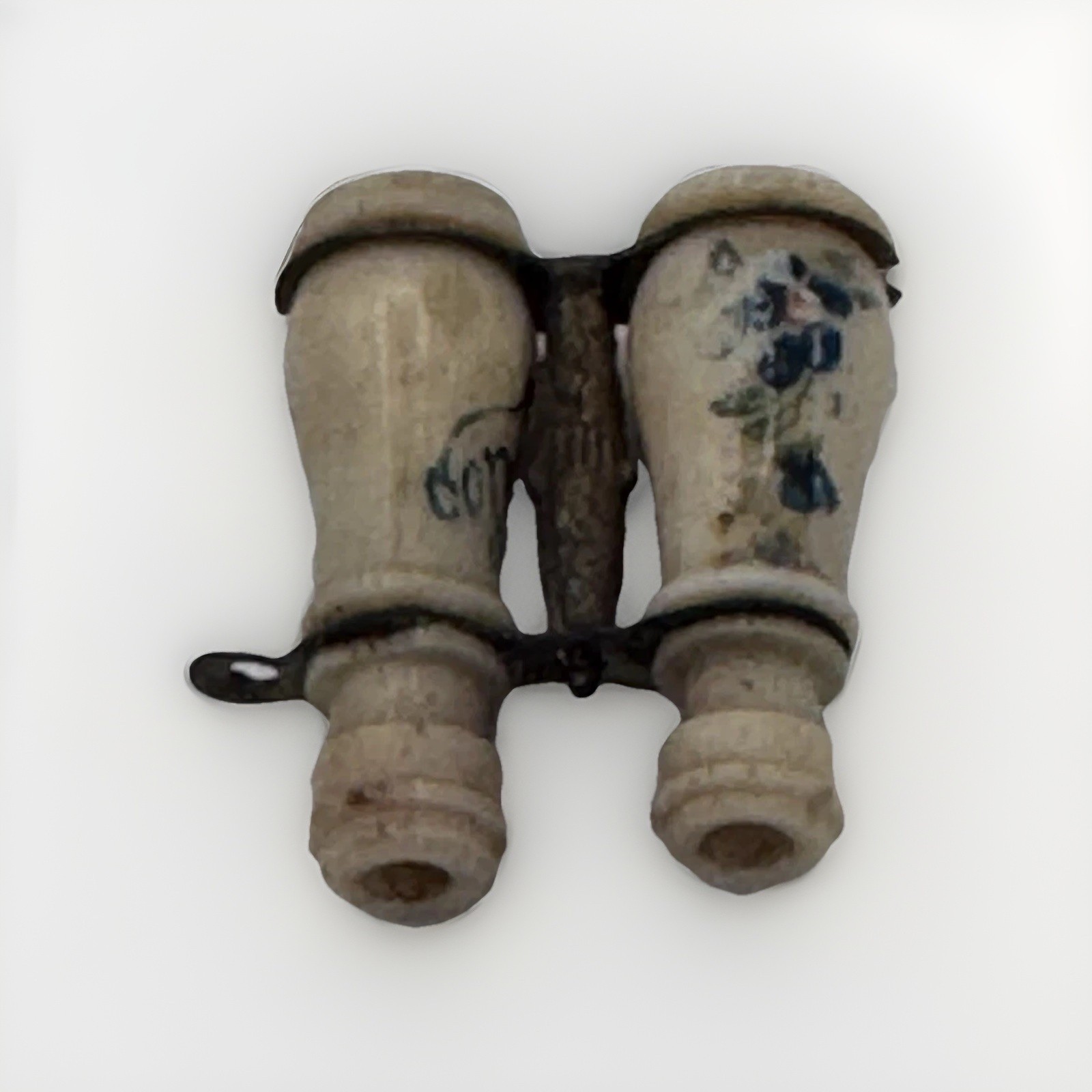 Antique Stanhope Binoculars Napoleon Scene Microphoto Souvenir France
