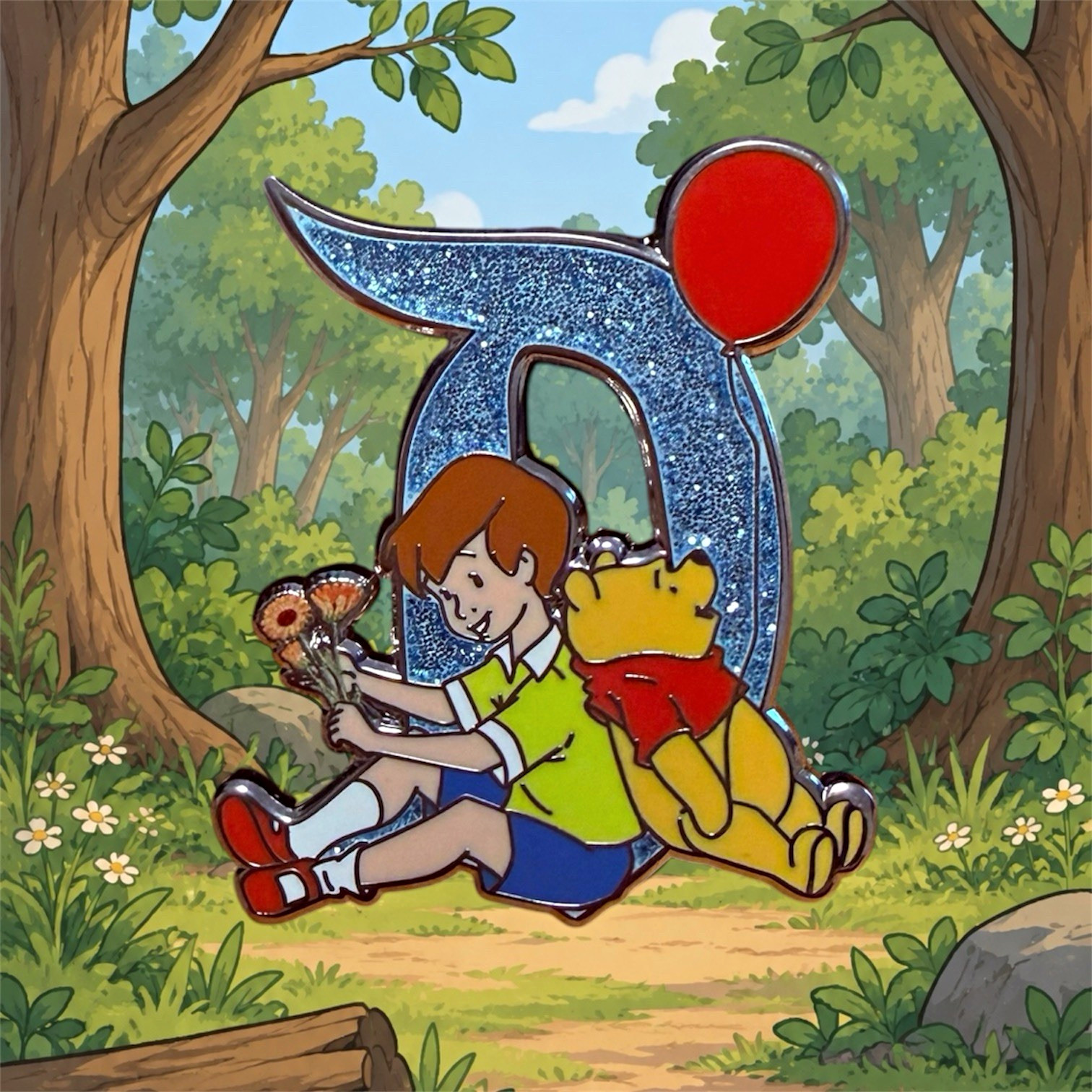 Disney Winnie the Pooh Storylane Co Disneyland D pin