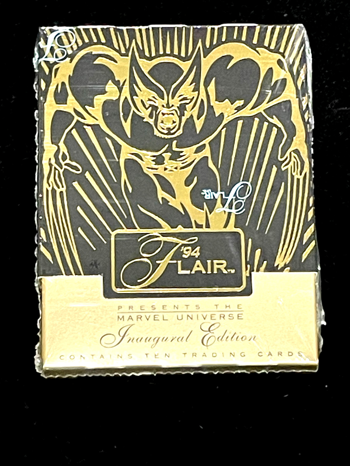 1994 Flair Marvel Universe Inaugural Edition Gold Variation PACK W/Free Shipping