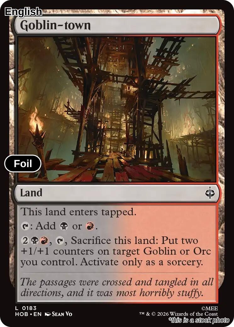 Goblin-town Foil [HOB - 183]EN