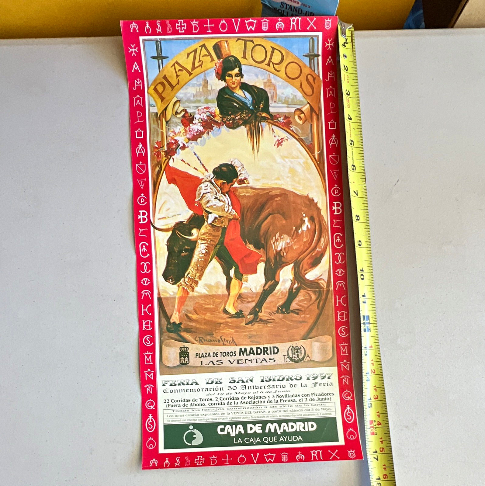 Plaza de Toros Las Ventas Madrid Feria de San Isidro 1997 Program CAJA