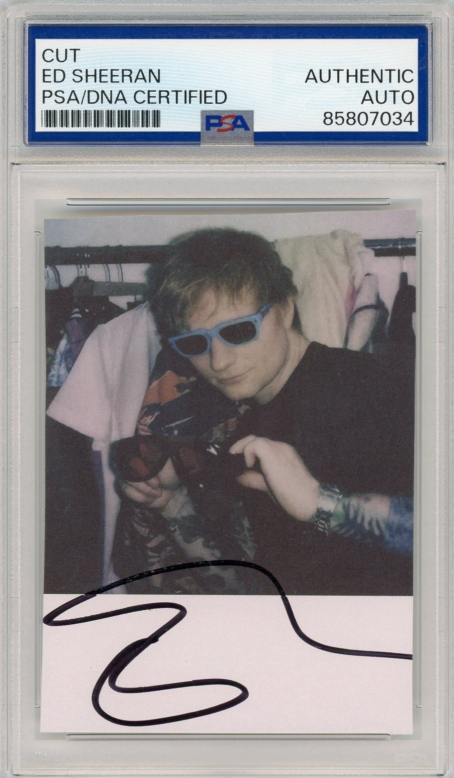 ED SHEERAN Signed Autograph 