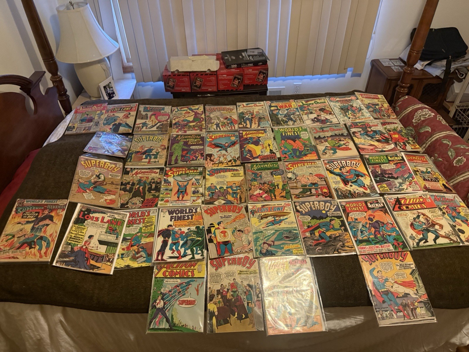 Large Lot Of 10 Cent And Up DC Superman Comics 1960s And Up