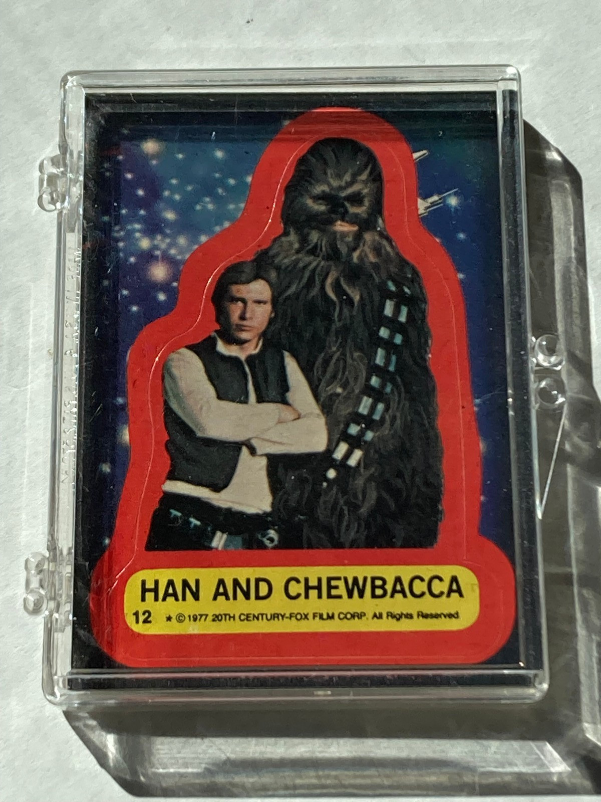 1977 Topps Star Wars Series 2 (Red) Stickers - 11 Card Lot NM/MT