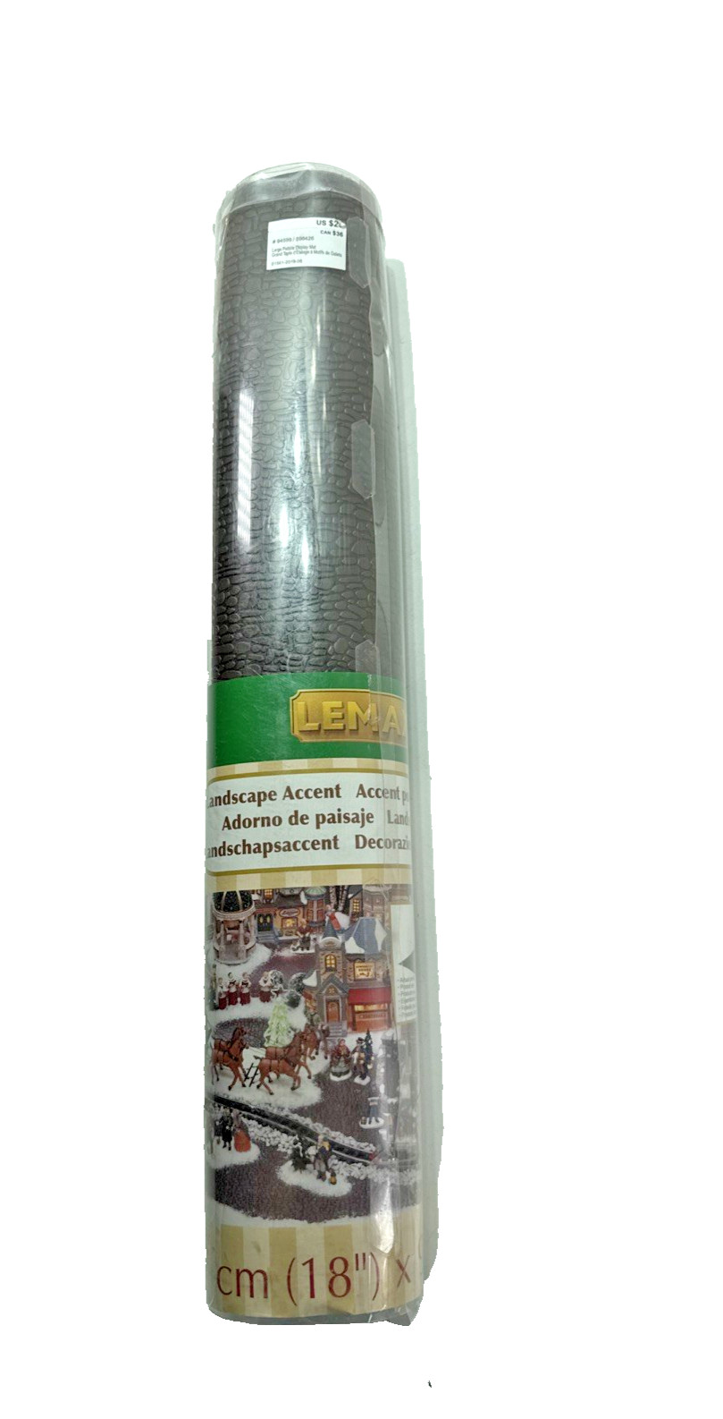 VTG Lemax Landscape Accent Cobblestone Village Display Mat 18” x 36” READ