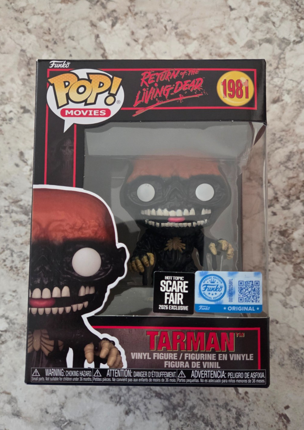 Funko Pop Tarman 1981 Return Of The Living Dead Scare Fair 2026 