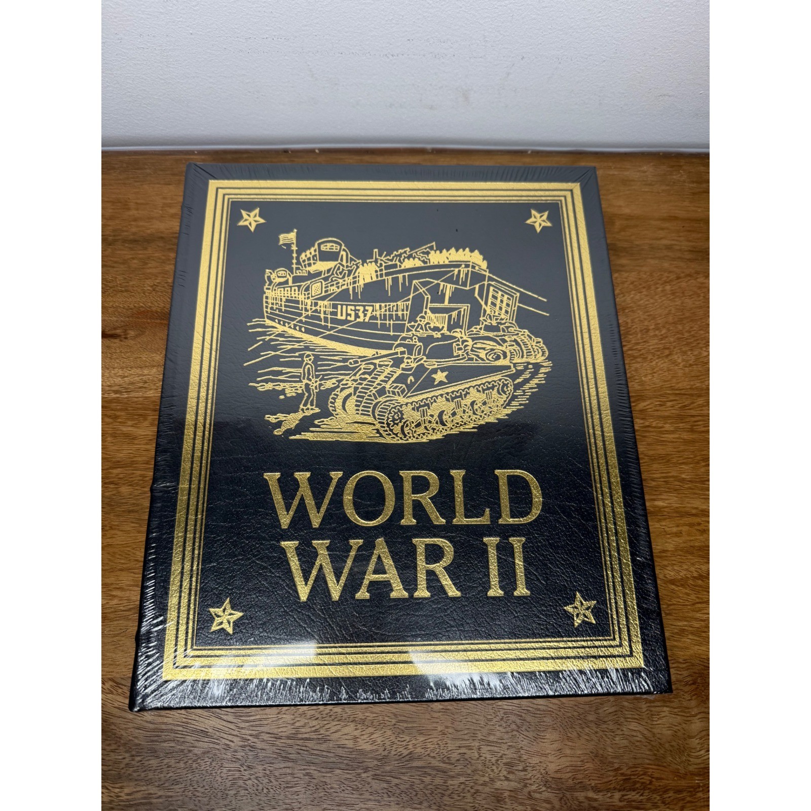 Easton Press World War II Illustrated History Book Large Format Gold Embossed