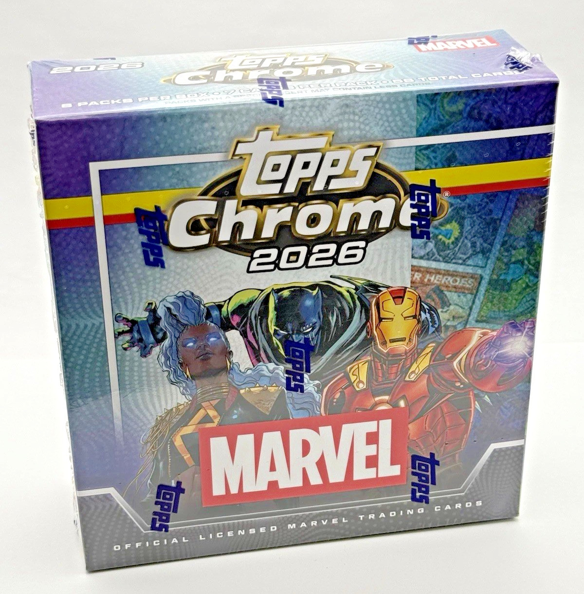 Topps Chrome 2026 Marvel Mega Box - Factory Sealed