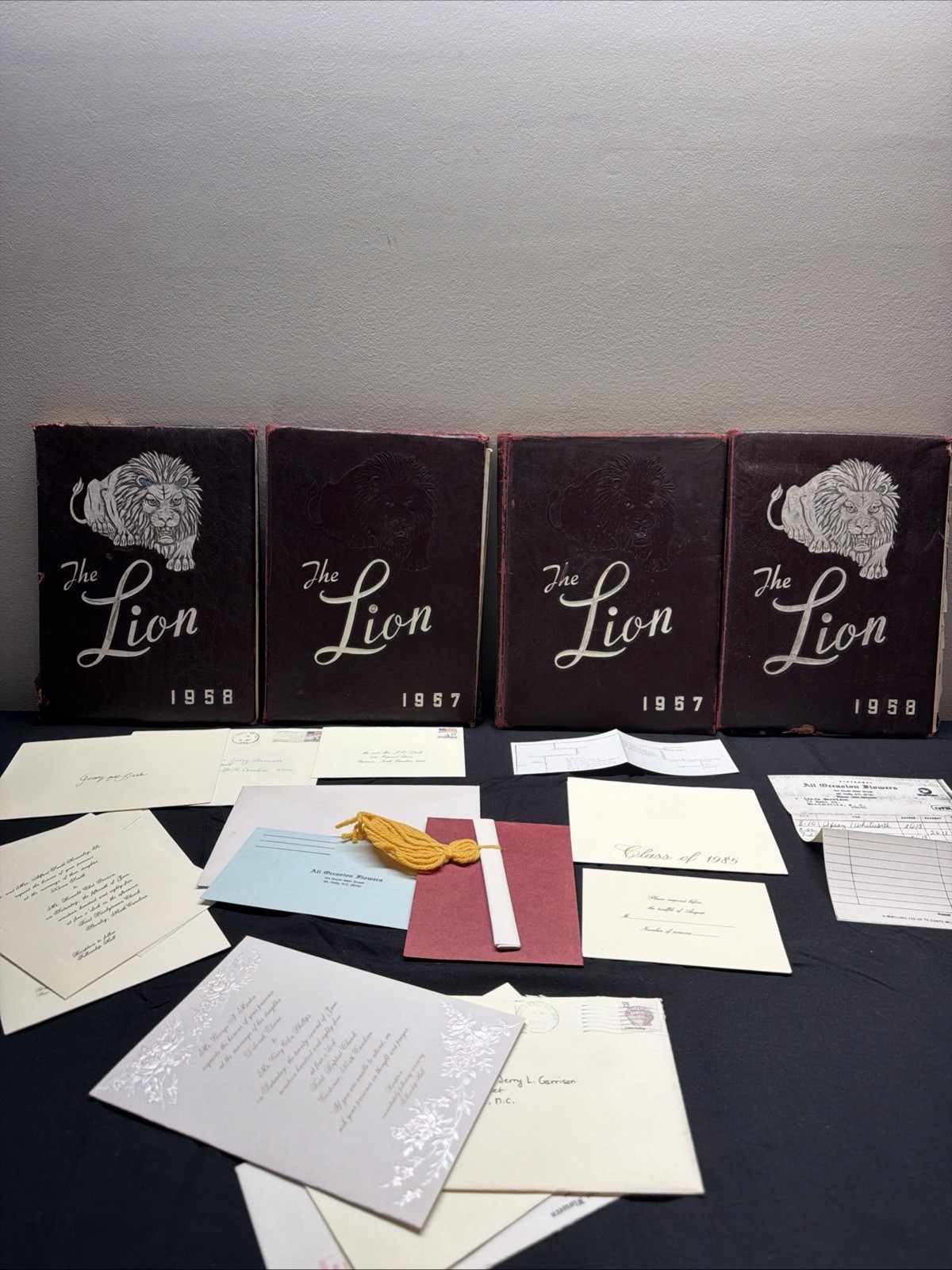 The Lion Holbrook High School Yearbook 1957-1958 Lowell North Carolina NC VTG