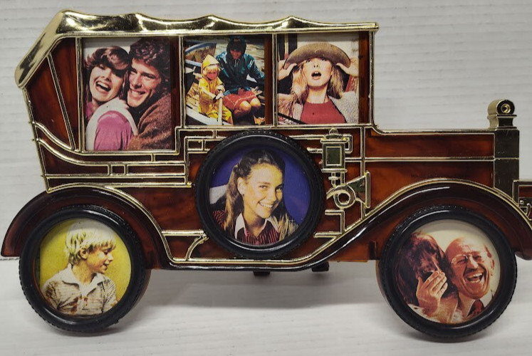 Vtg 1970s Classic Antique Car Multi Photo Frame Model T Collage 6 Openings JSNY