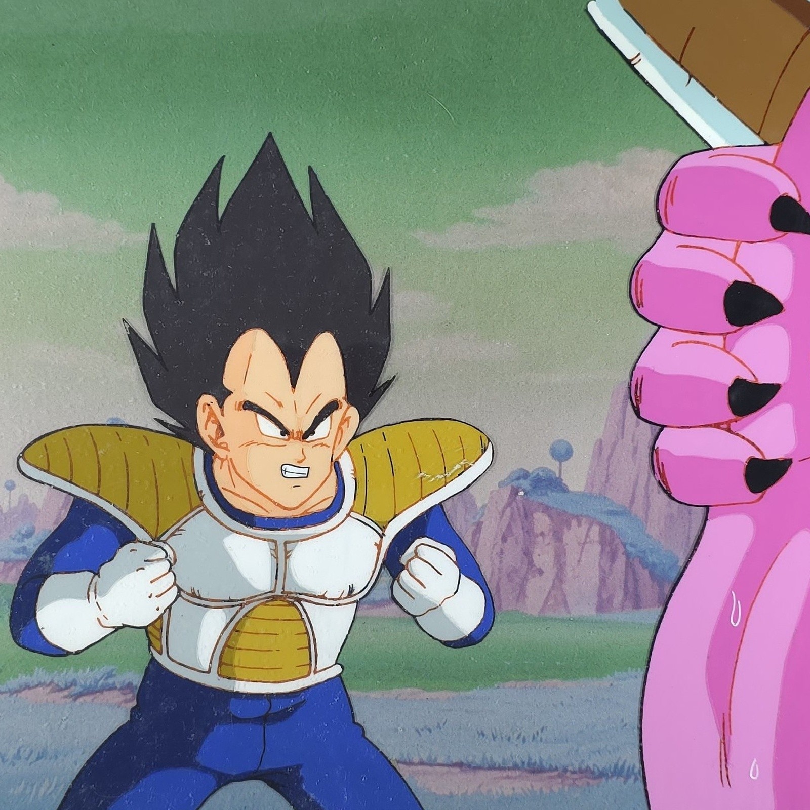 Dragon Ball Z DBZ Vegeta Dodoria A3/B1/C4 Original Production Cel Ep 49