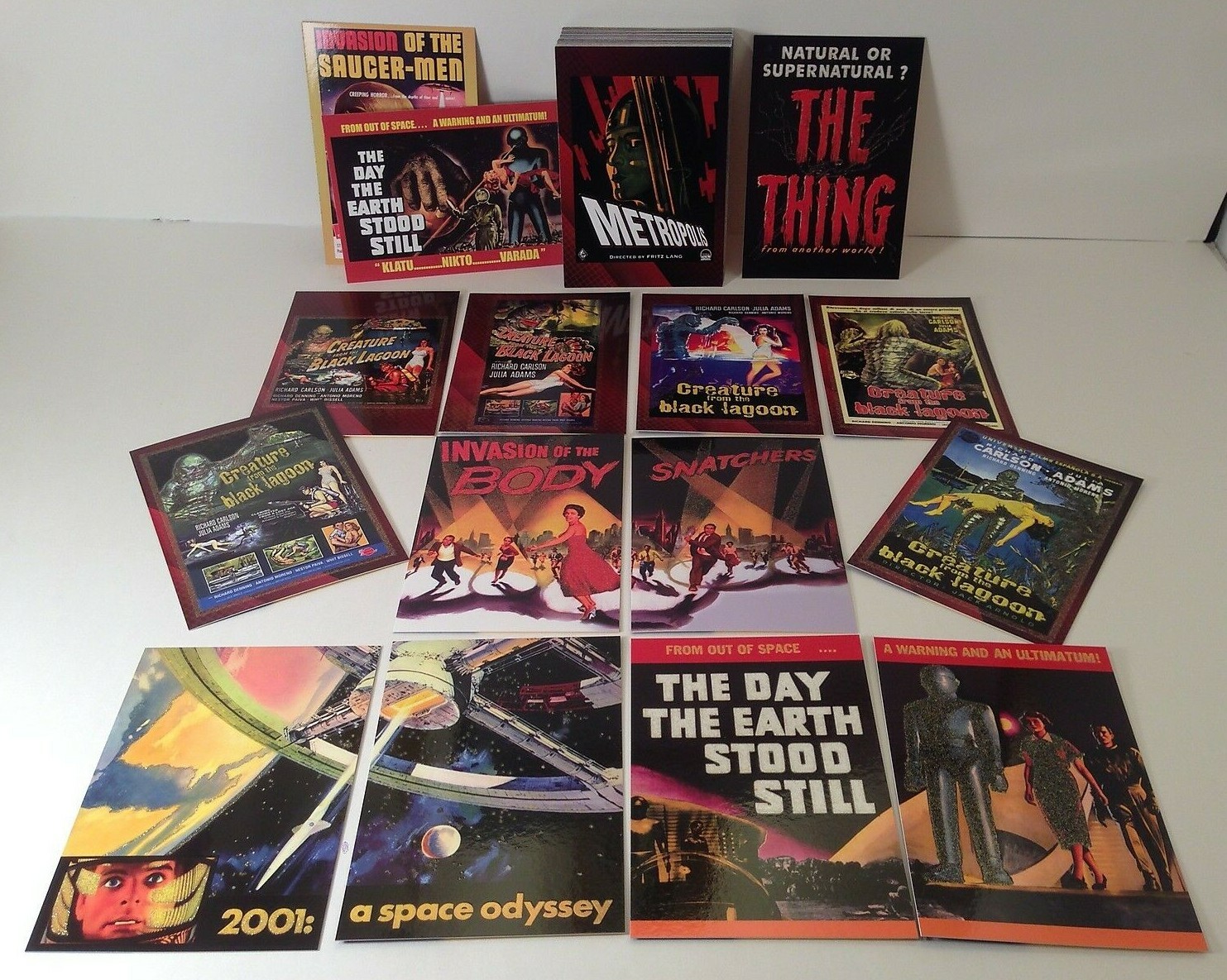 MOVIE POSTERS 2007 SCI-FI & HORROR Breygent Card Set w/ ALL CHASE, PROMOS & CT1