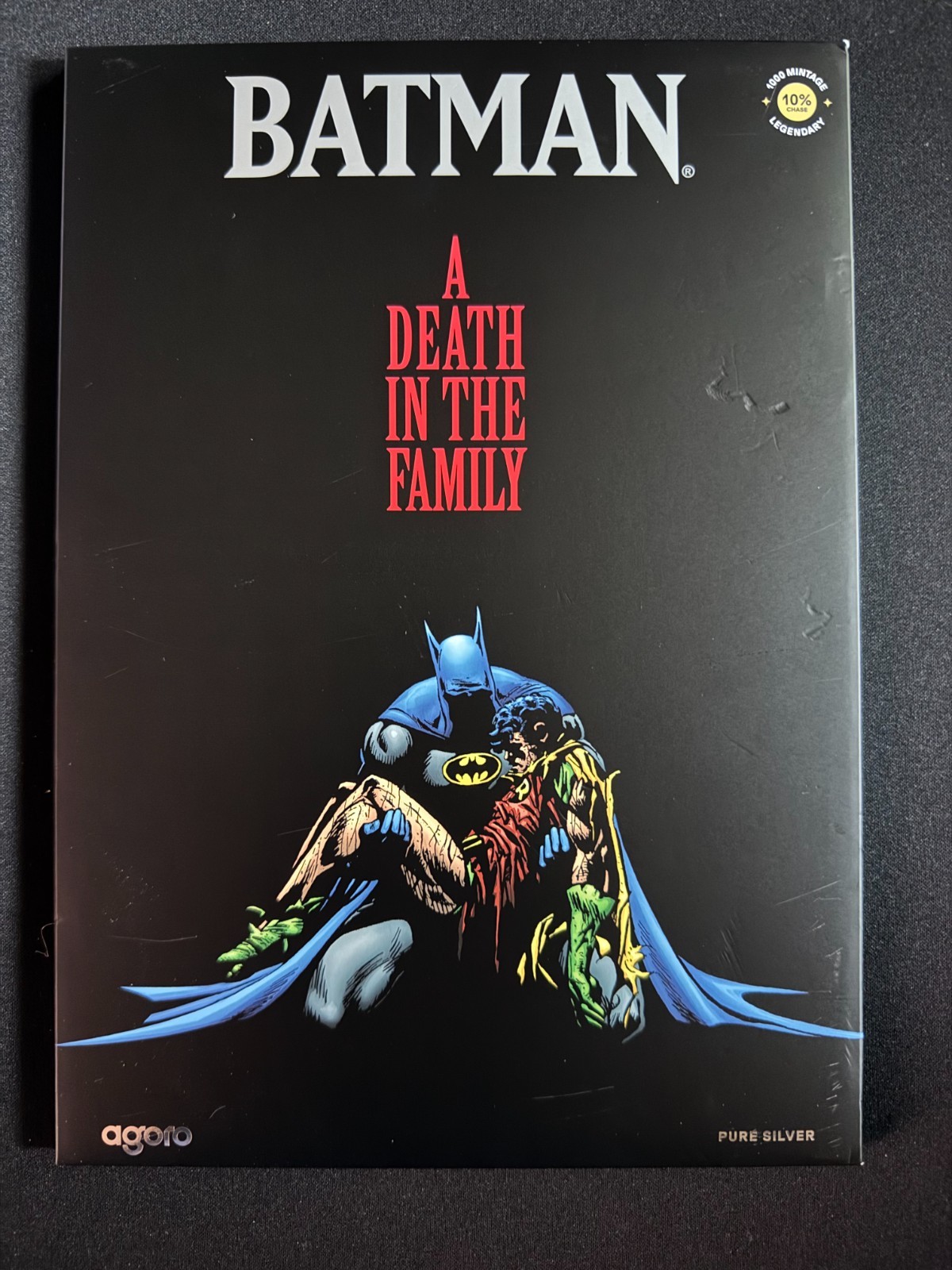 Batman: A Death in the Family Arogo Opened .999 Pure Silver #054/100