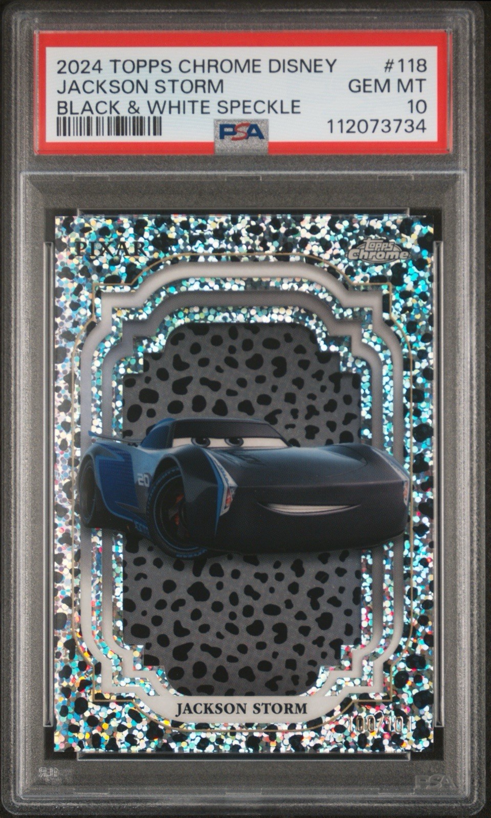 2024 Topps Chrome Disney Jackson Storm 100/101 Color Match