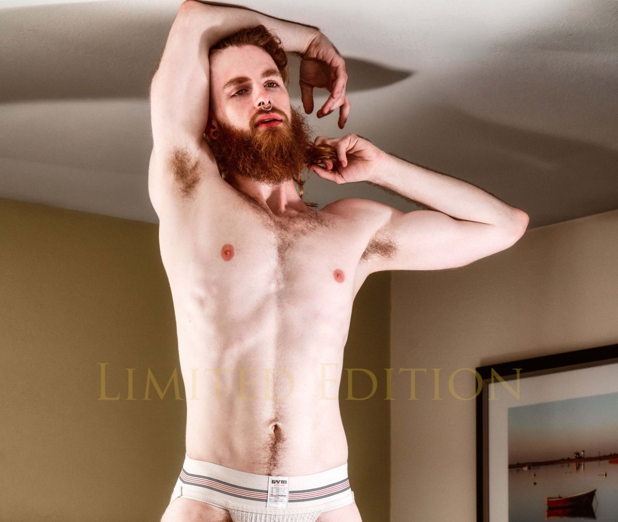 Handsome Male Nude Physique Gay Men Limited Edition Photo 8.5x11 5.26
