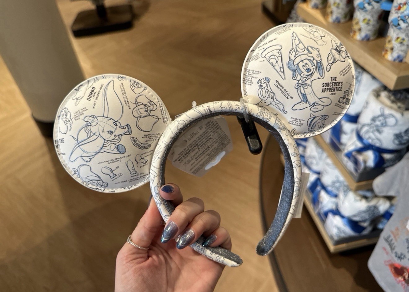 IN HAND Disney Parks 2026 Ink & Paint Mickey Ear Headband Hollywood Studios NEW