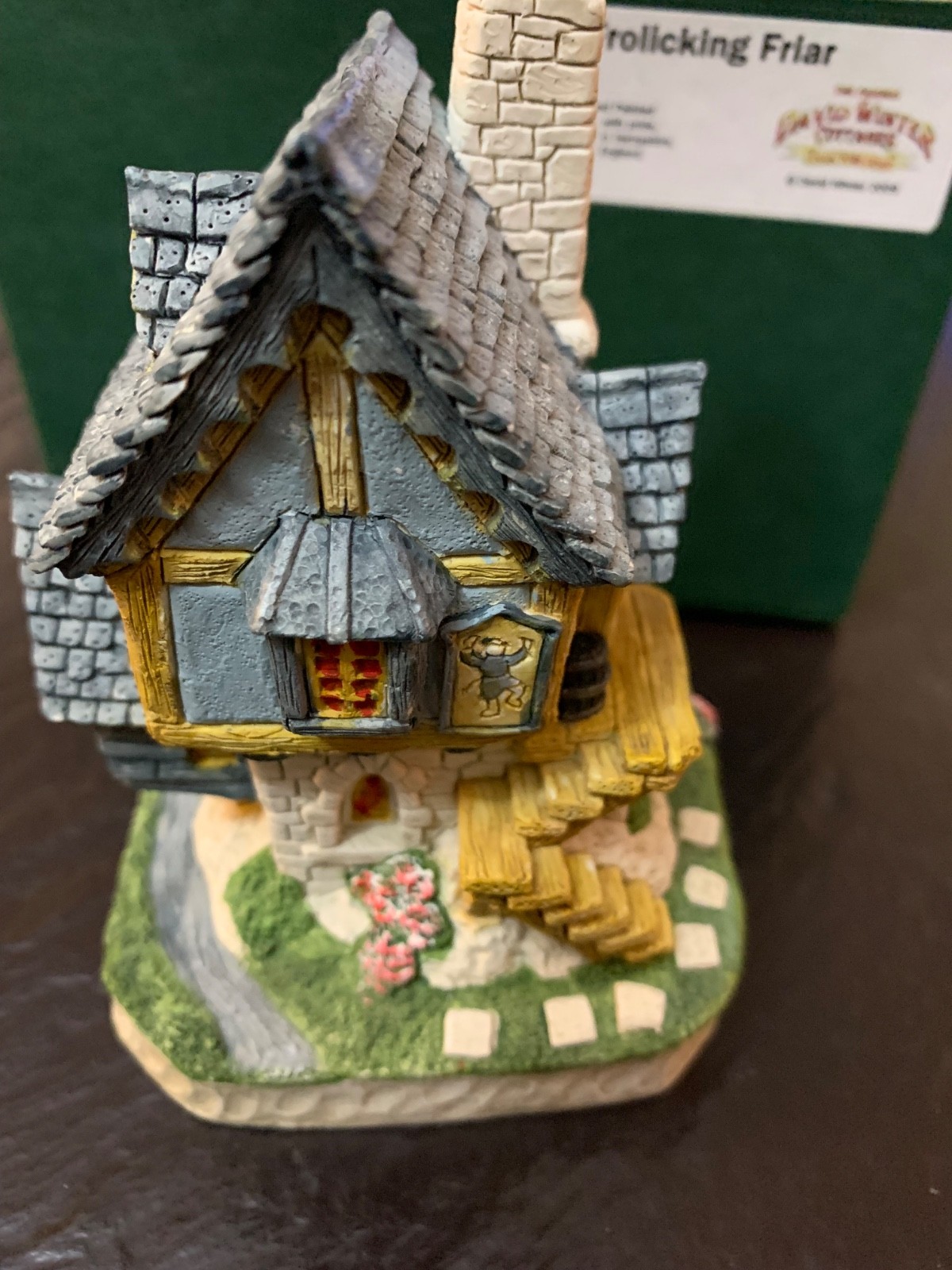David Winter Frolicking Frair Handmade and Hand painted FDW 72 2009