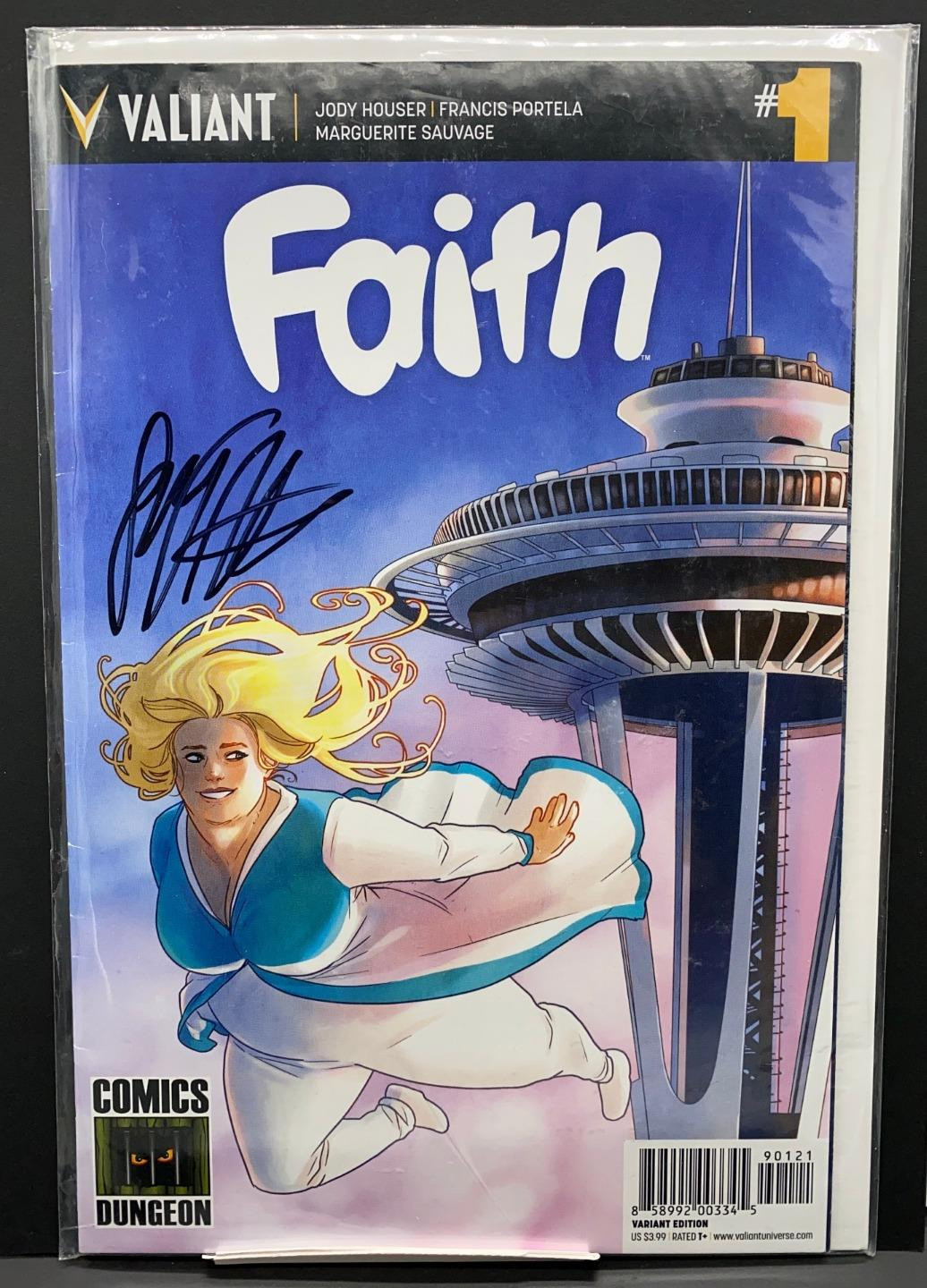 Best Offer Faith #1 Valiant Entertainment Variant Cover signed by Jody Houser