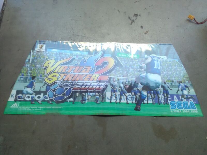 virtua striker 2 version 2000 arcade marquee #23
