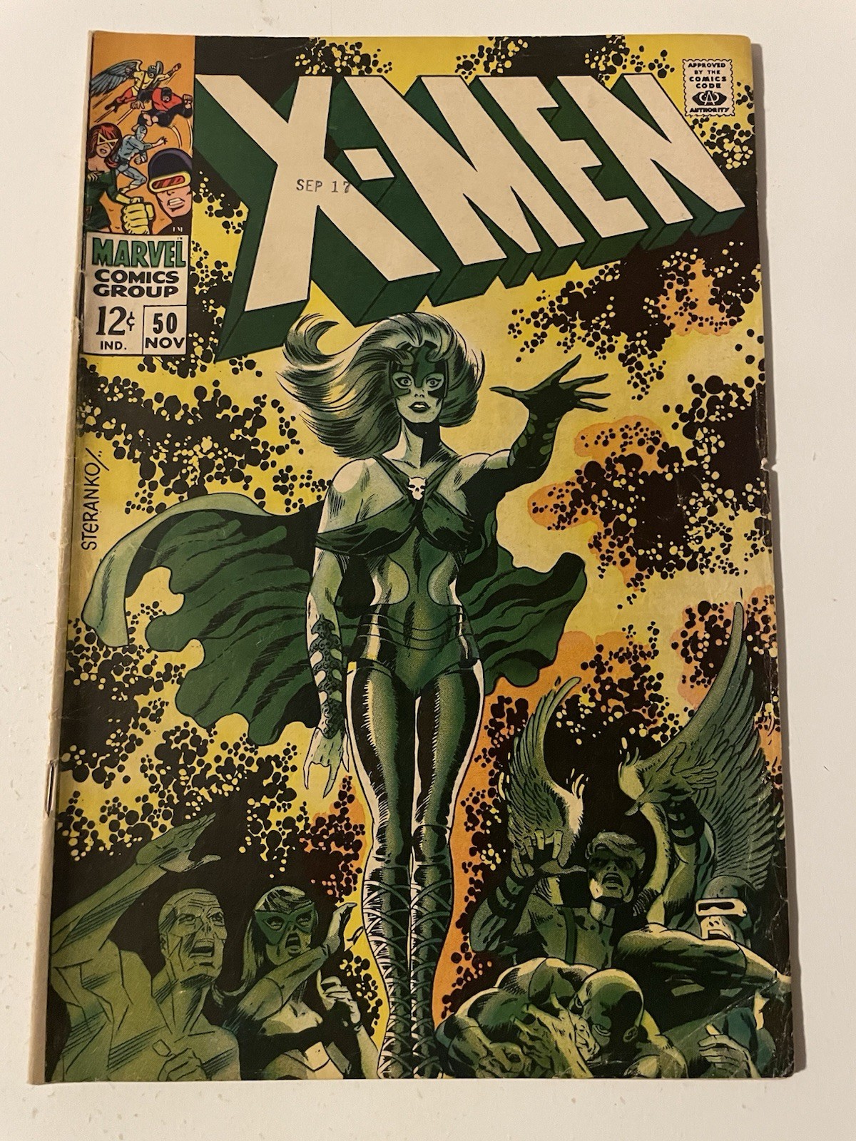 The X-Men 50 2nd App Polaris Marvel Comics November 1968