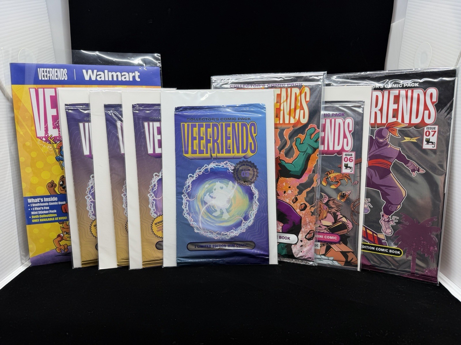VeeFriends Comic Book Lot of 8 Sealed Blind Bag #3-7 Walmart NYCC Exclusive