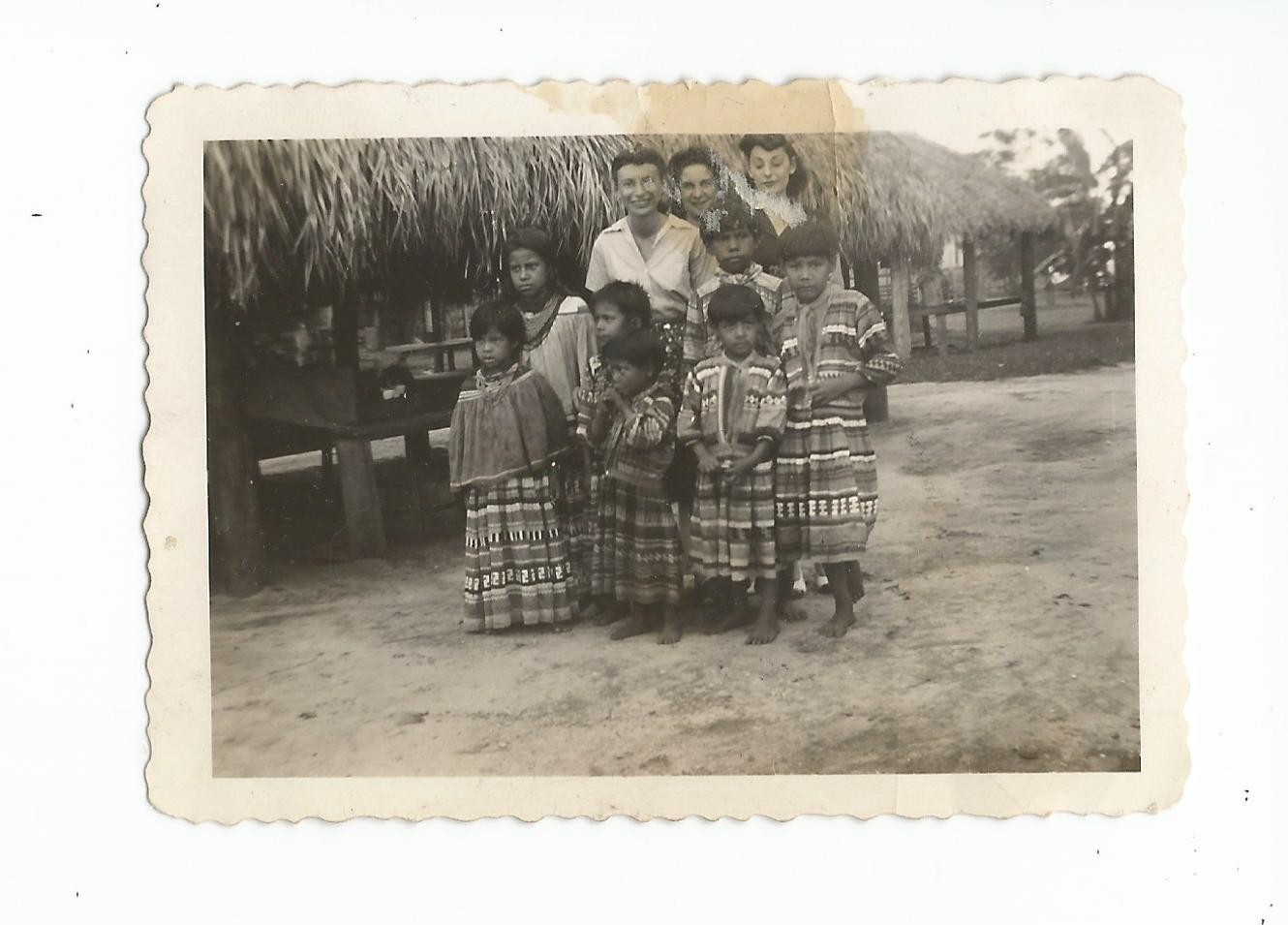 Photo: Florida Seminole Children, ca. 1950\'s; size 3.5\